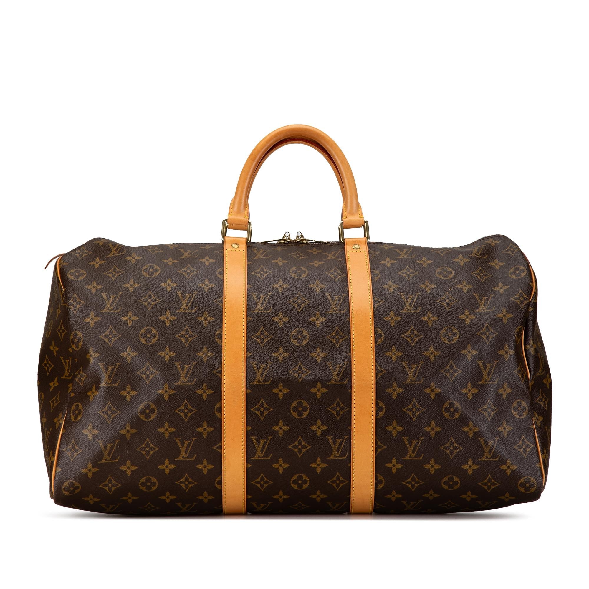 Louis Vuitton Monogram Keepall 50 (SHG-OMzAhA)