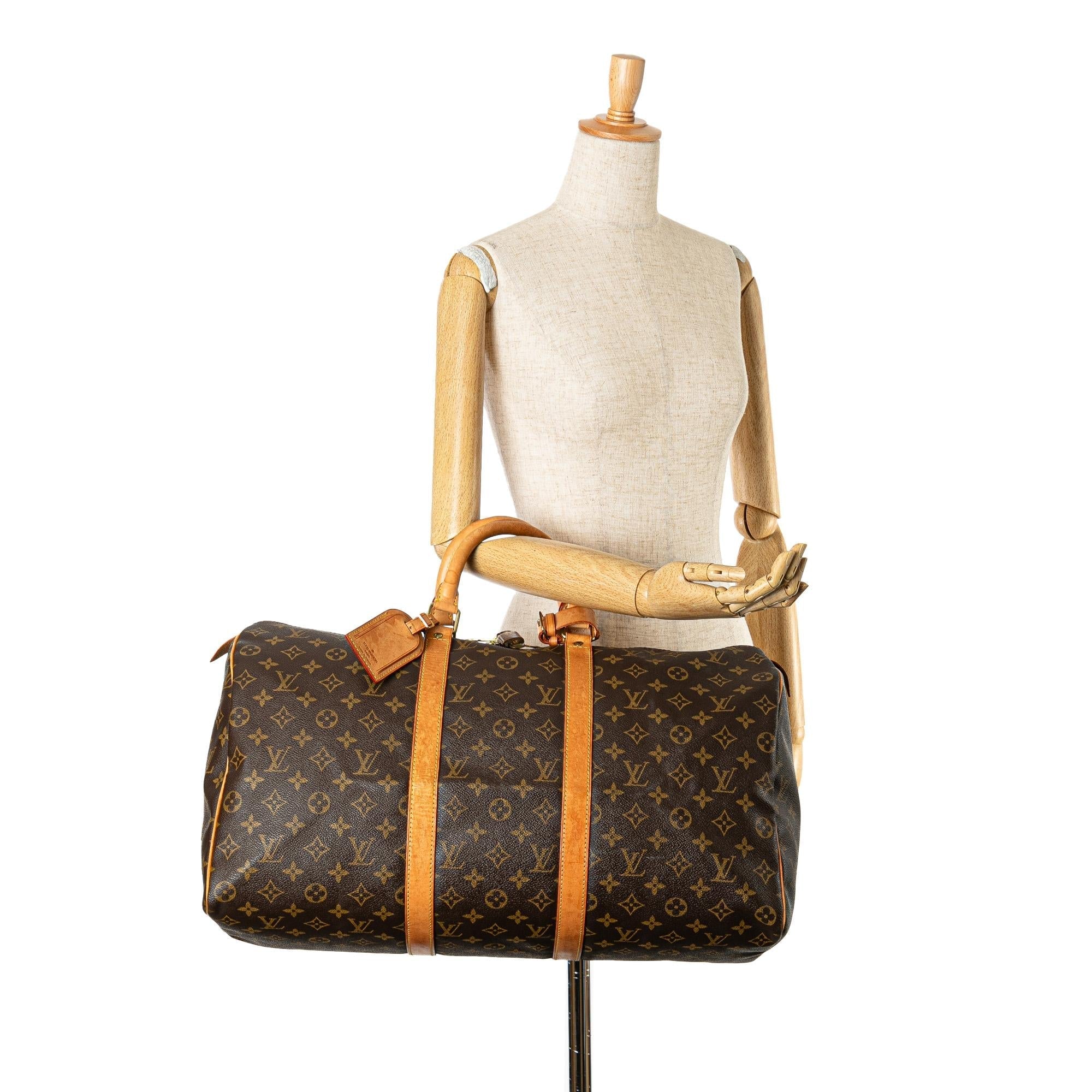 Louis Vuitton Monogram Keepall 50 (SHG-9uKFO5)