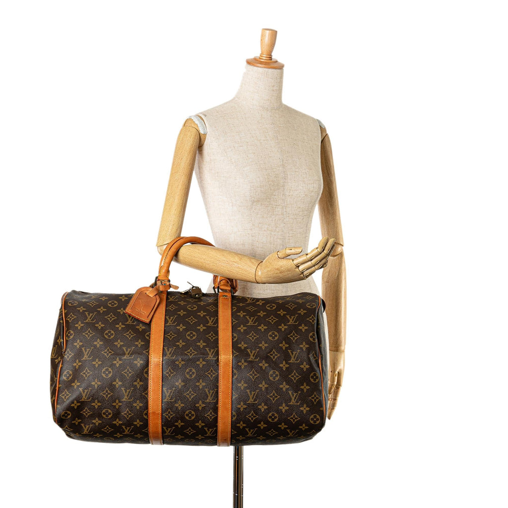 Louis Vuitton Monogram Keepall 50 (SHG-QgAigr)
