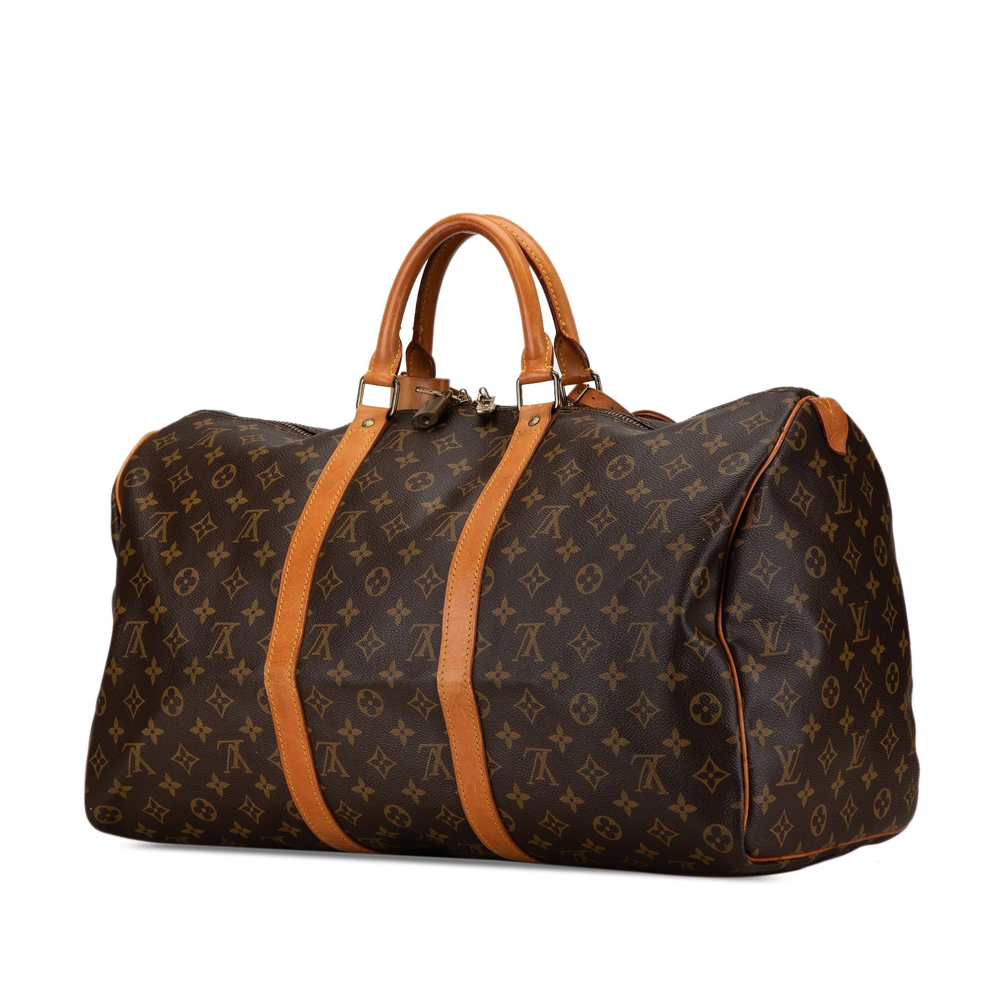 Louis Vuitton Monogram Keepall 50 (SHG-QgAigr)