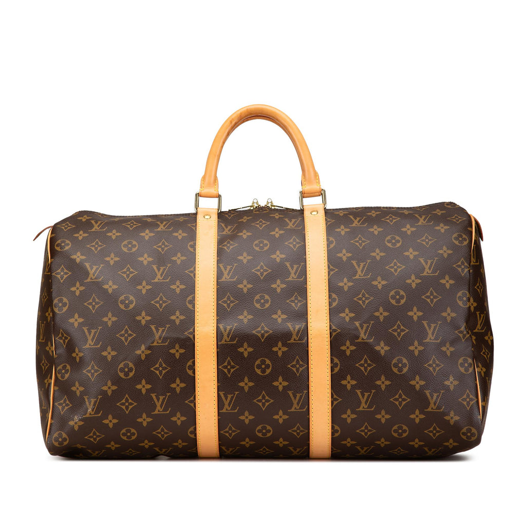 Louis Vuitton Monogram Keepall 50 (SHG-SIdpGk)