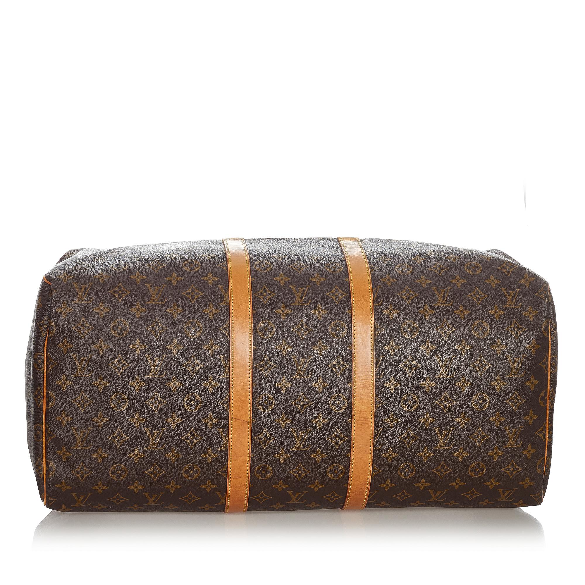 Louis Vuitton Monogram Keepall 55 (SHG-23171)