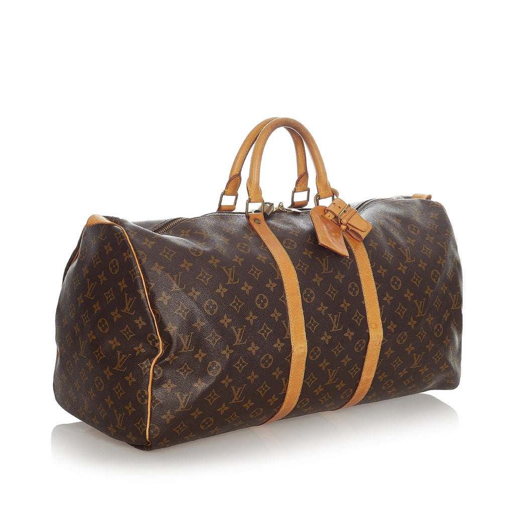 Louis Vuitton Monogram Keepall 55 (SHG-23171)
