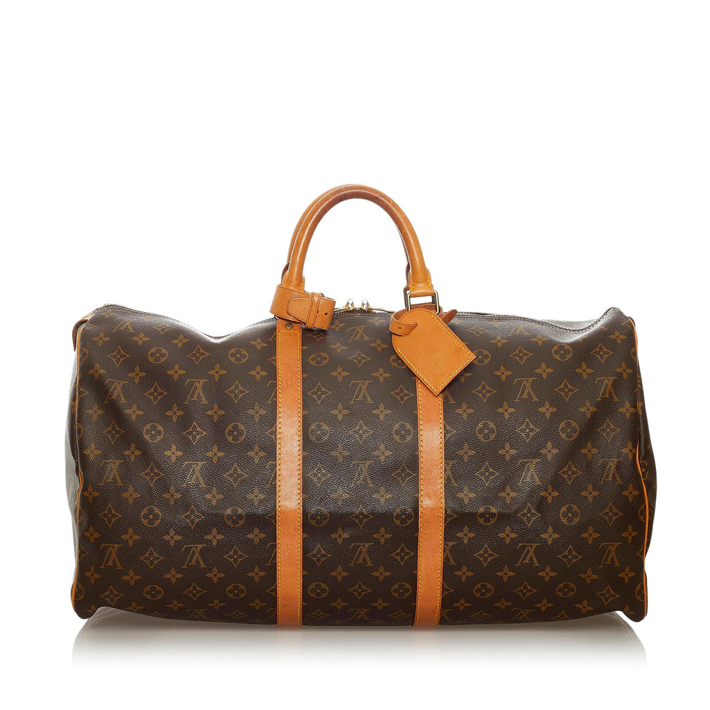 Louis Vuitton Monogram Keepall 55 (SHG-28547)