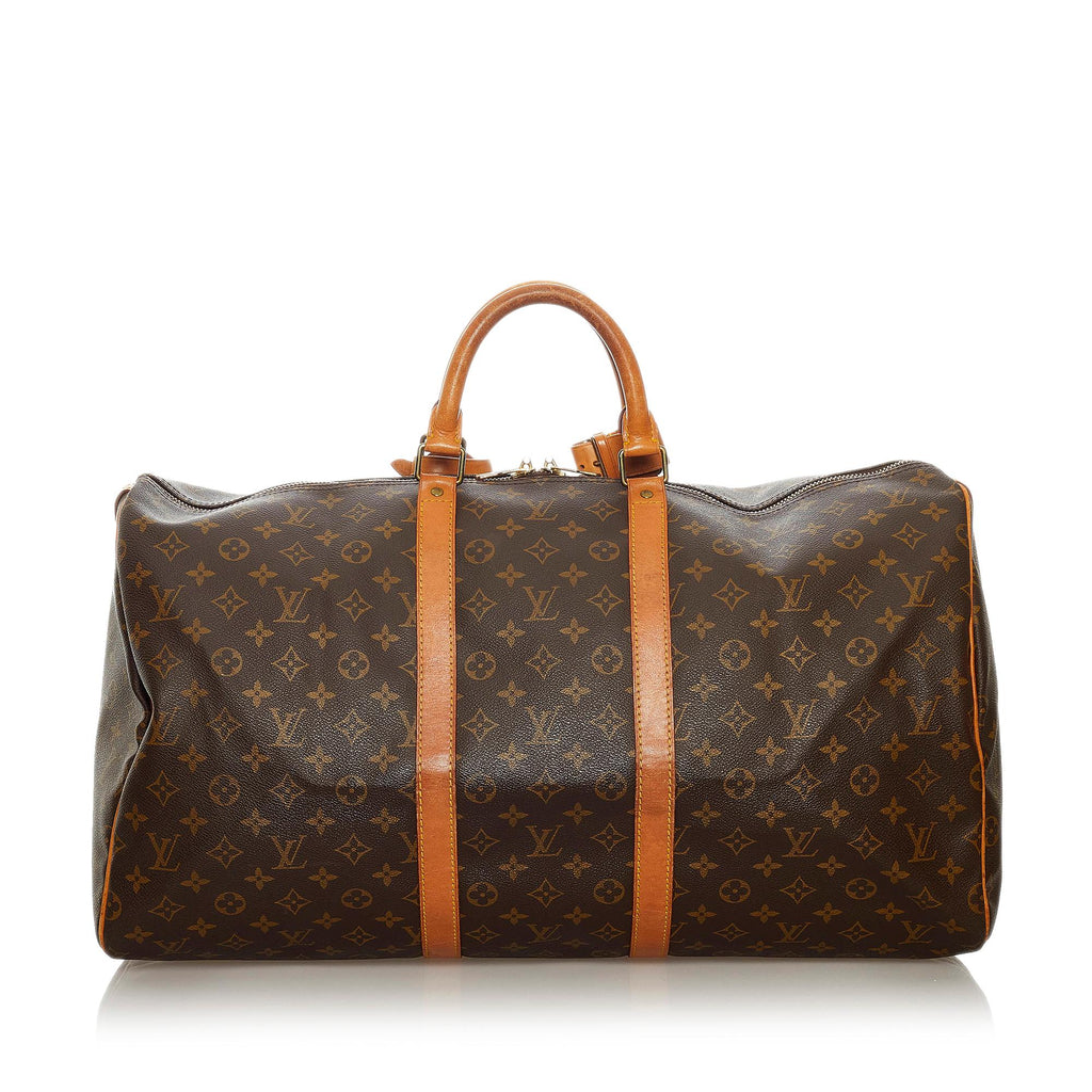 Louis Vuitton Monogram Keepall 55 (SHG-28547)