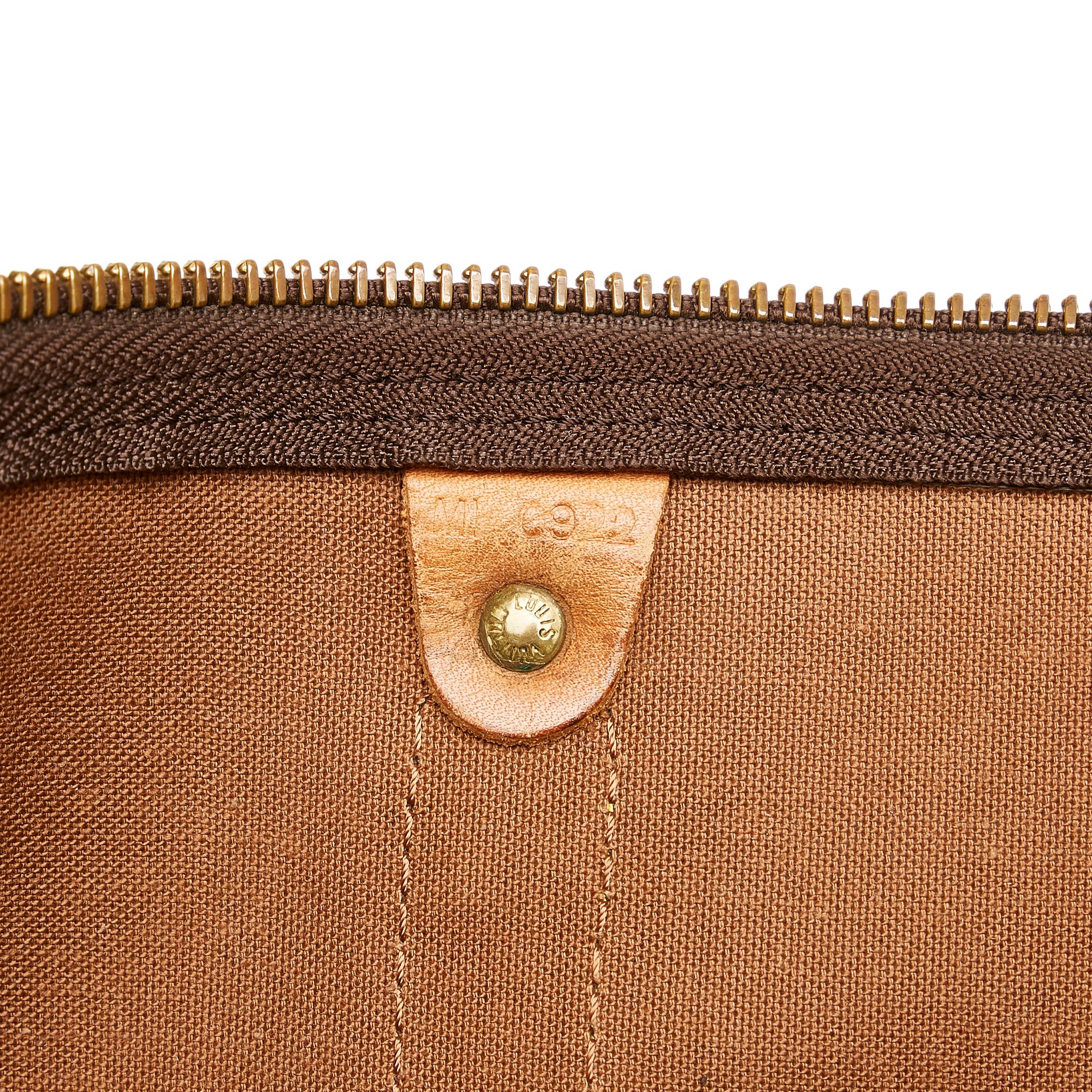 Louis Vuitton Monogram Keepall 55 (SHG-29508)