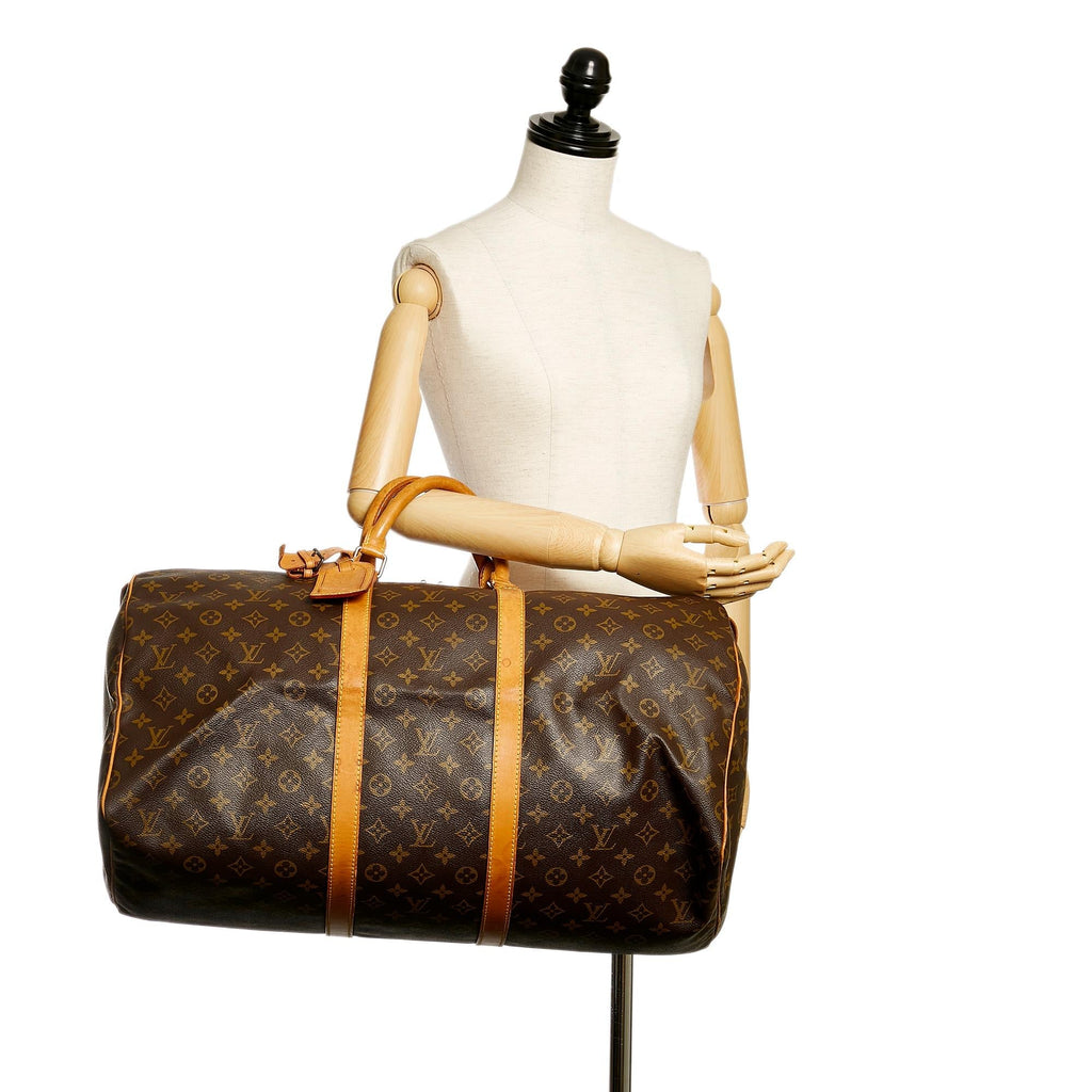 Louis Vuitton Monogram Keepall 55 (SHG-29508)