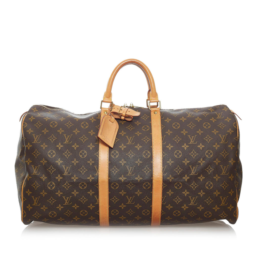 Louis Vuitton Monogram Keepall 55 (SHG-29855)