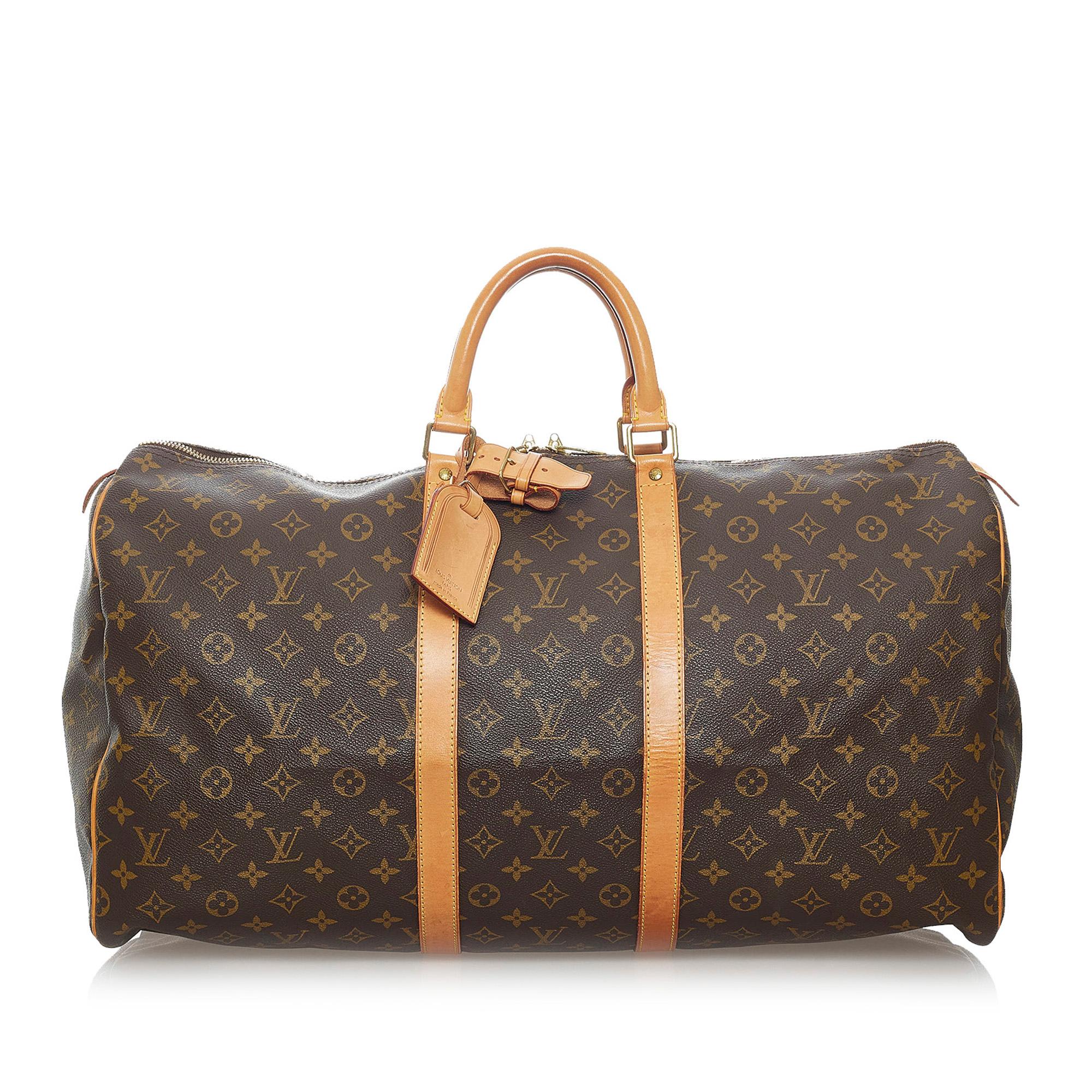 Louis Vuitton Monogram Keepall 55 (SHG-29855)