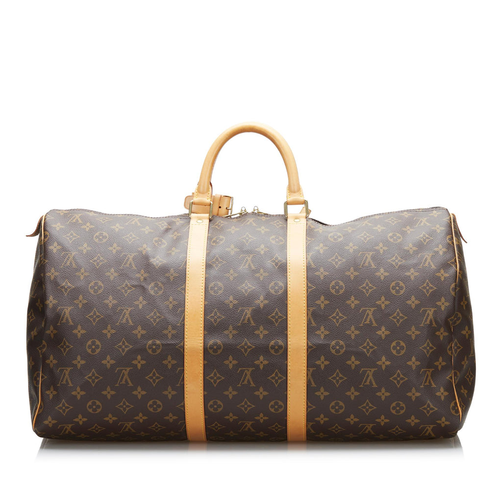 Louis Vuitton Monogram Keepall 55 (SHG-35255)
