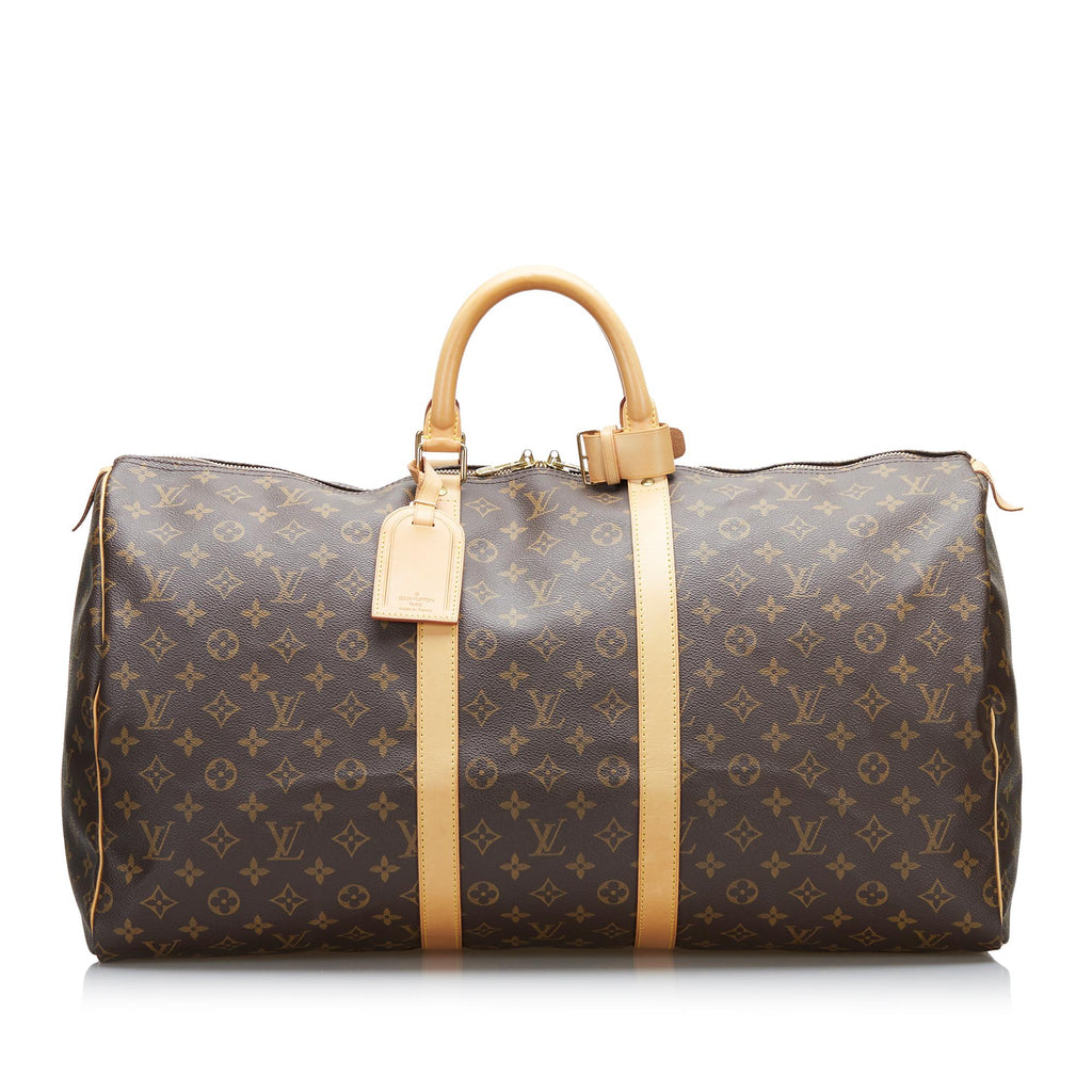 Louis Vuitton Monogram Keepall 55 (SHG-35255)