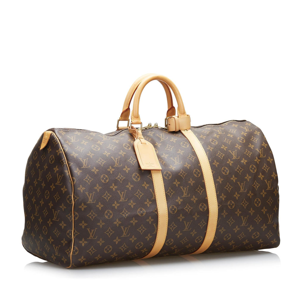 Louis Vuitton Monogram Keepall 55 (SHG-35255)