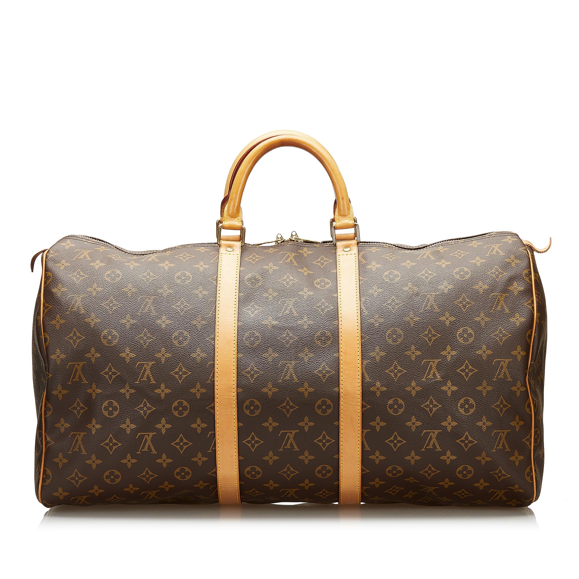 Louis Vuitton Monogram Keepall 55 (SHG-36003)