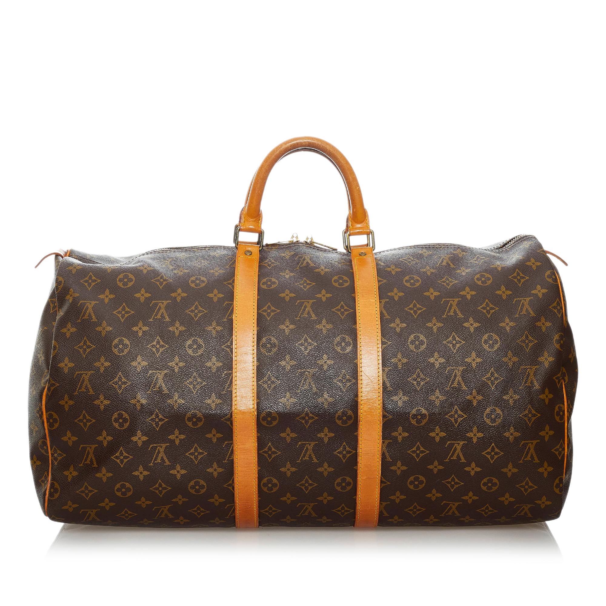 Louis Vuitton Monogram Keepall 55 (SHG-36328)