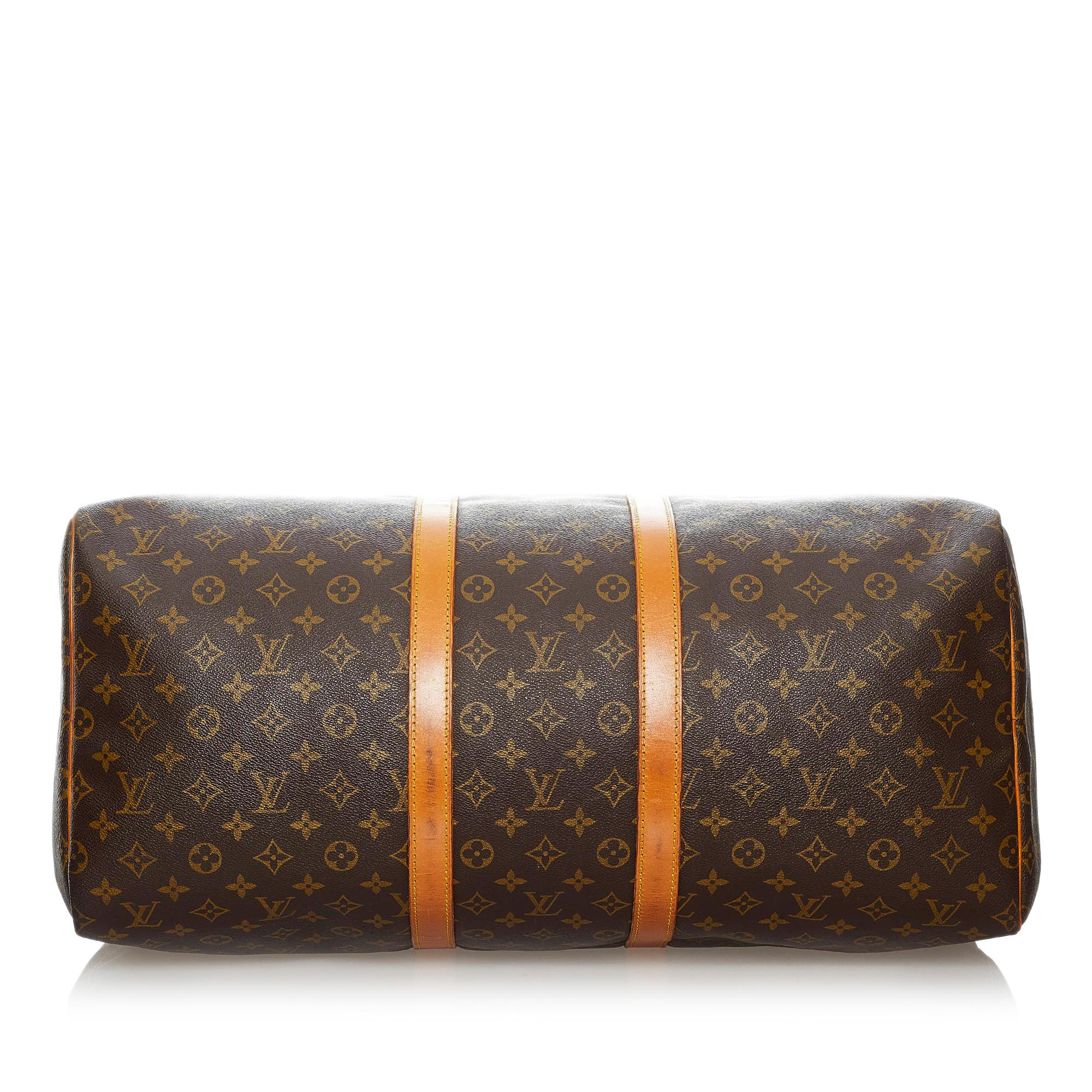 Louis Vuitton Monogram Keepall 55 (SHG-36328)