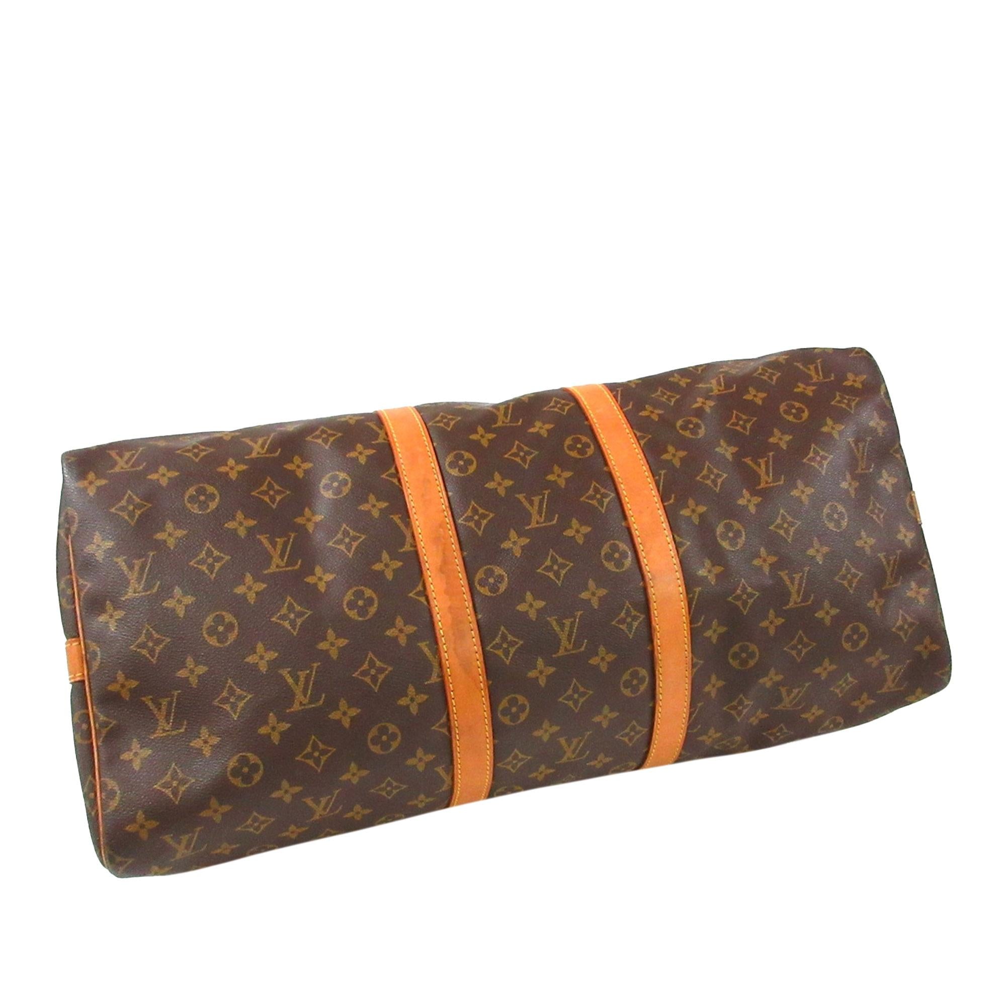 Louis Vuitton Monogram Keepall 55 (SHG-36475)