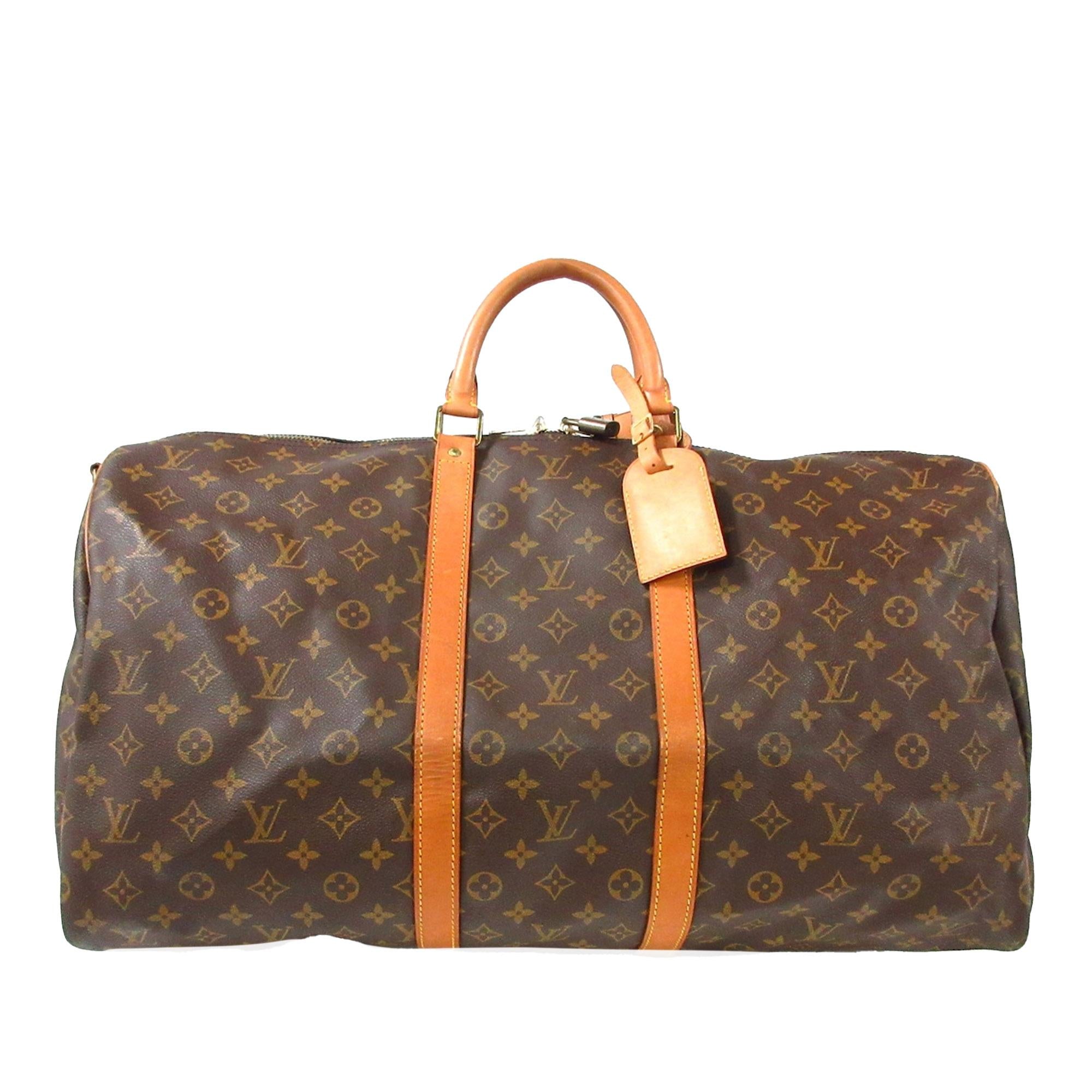 Louis Vuitton Monogram Keepall 55 (SHG-36475)