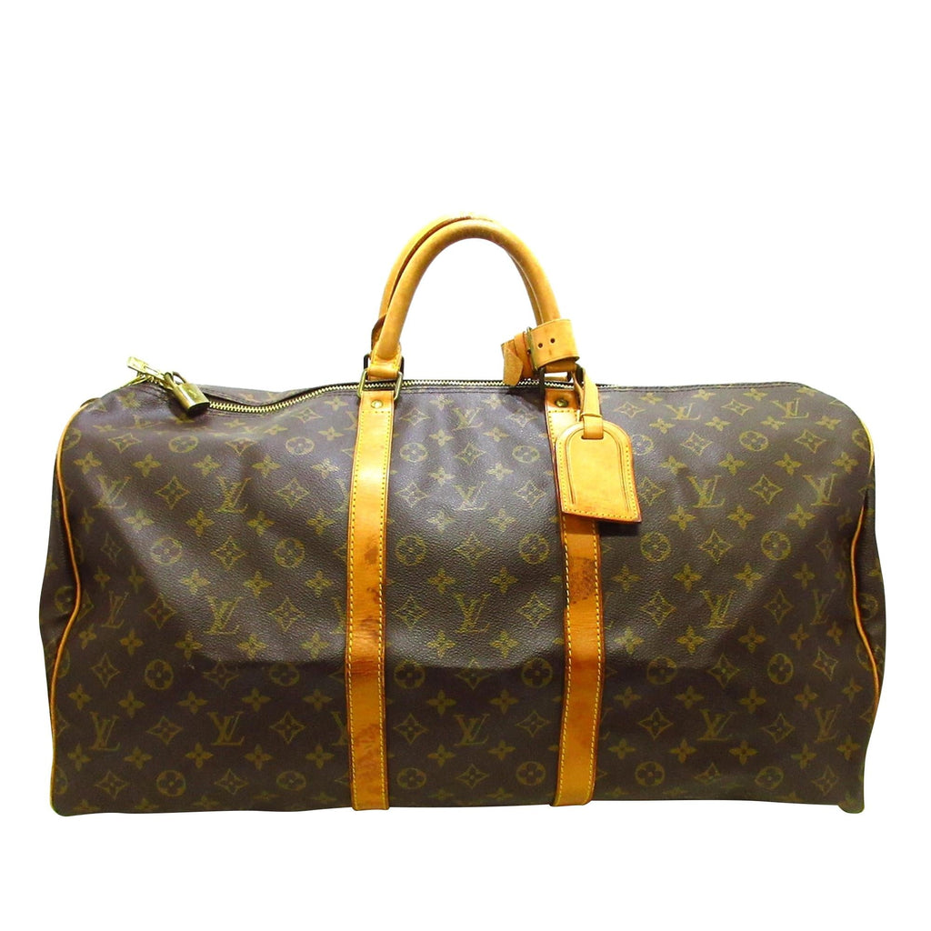 Louis Vuitton Monogram Keepall 55 (SHG-36476)