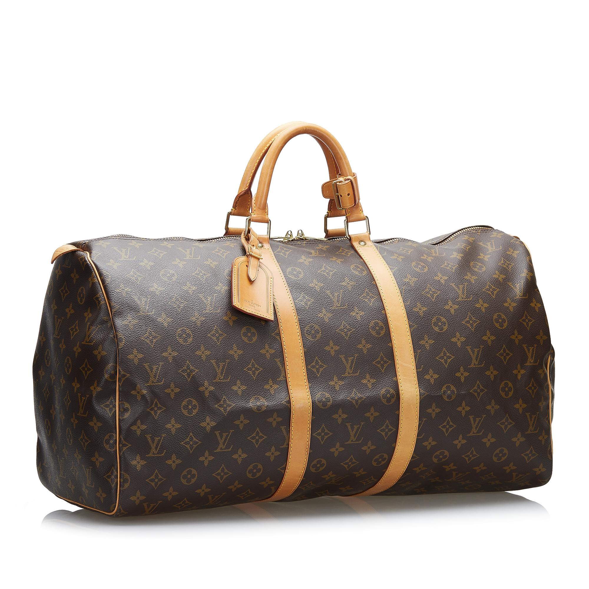 Louis Vuitton Monogram Keepall 55 (SHG-36731)