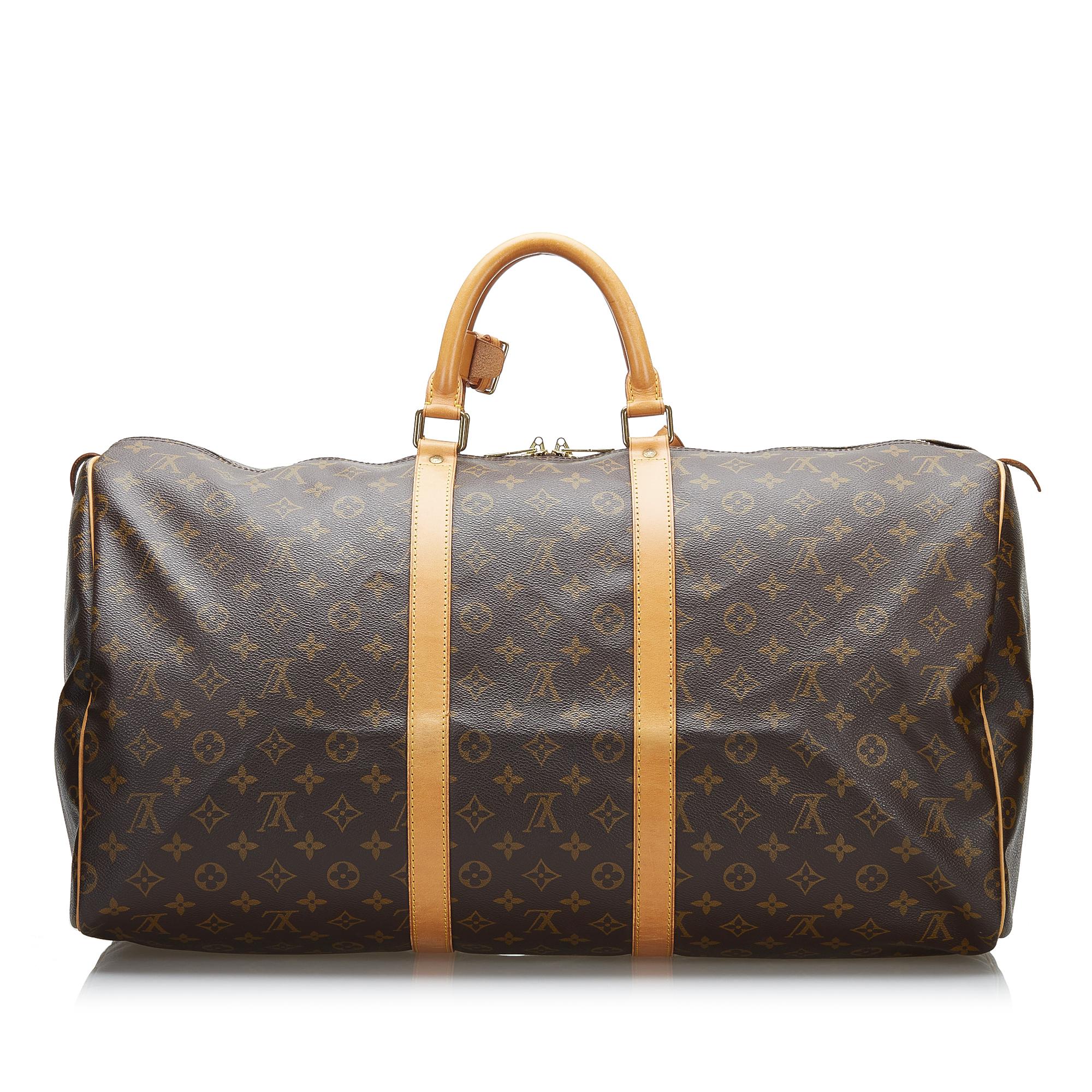 Louis Vuitton Monogram Keepall 55 (SHG-36731)
