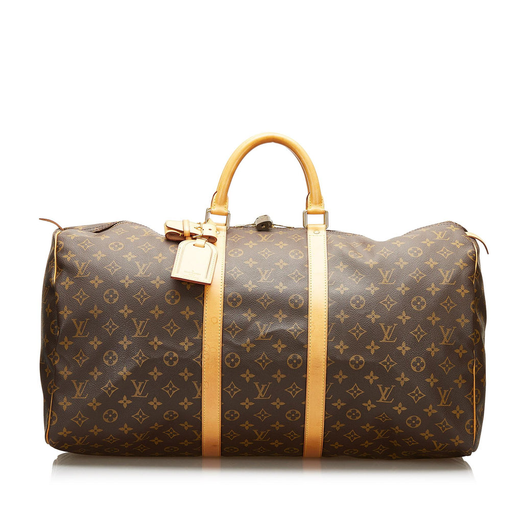 Louis Vuitton Monogram Keepall 55 (SHG-37080)