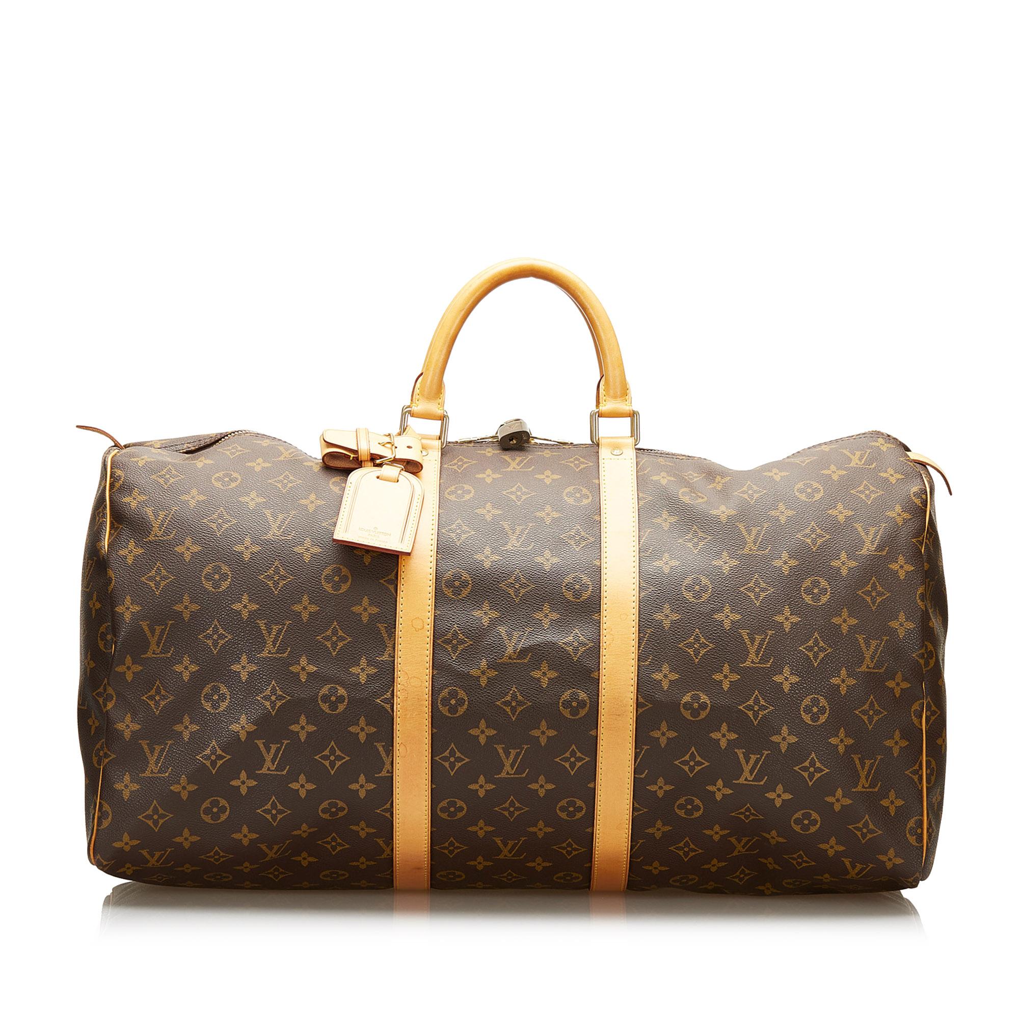 Louis Vuitton Monogram Keepall 55 (SHG-37080)