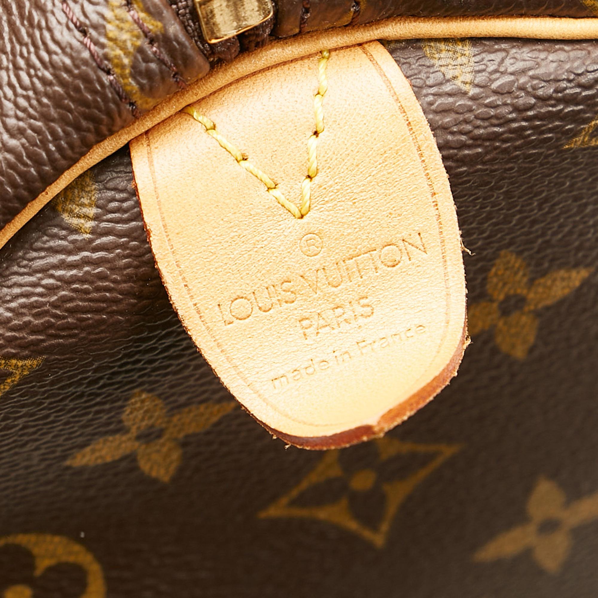 Louis Vuitton Monogram Keepall 55 (SHG-37081)