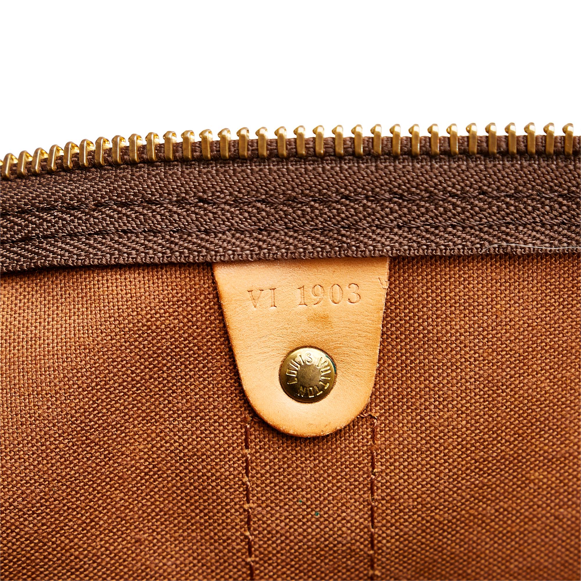 Louis Vuitton Monogram Keepall 55 (SHG-37159)