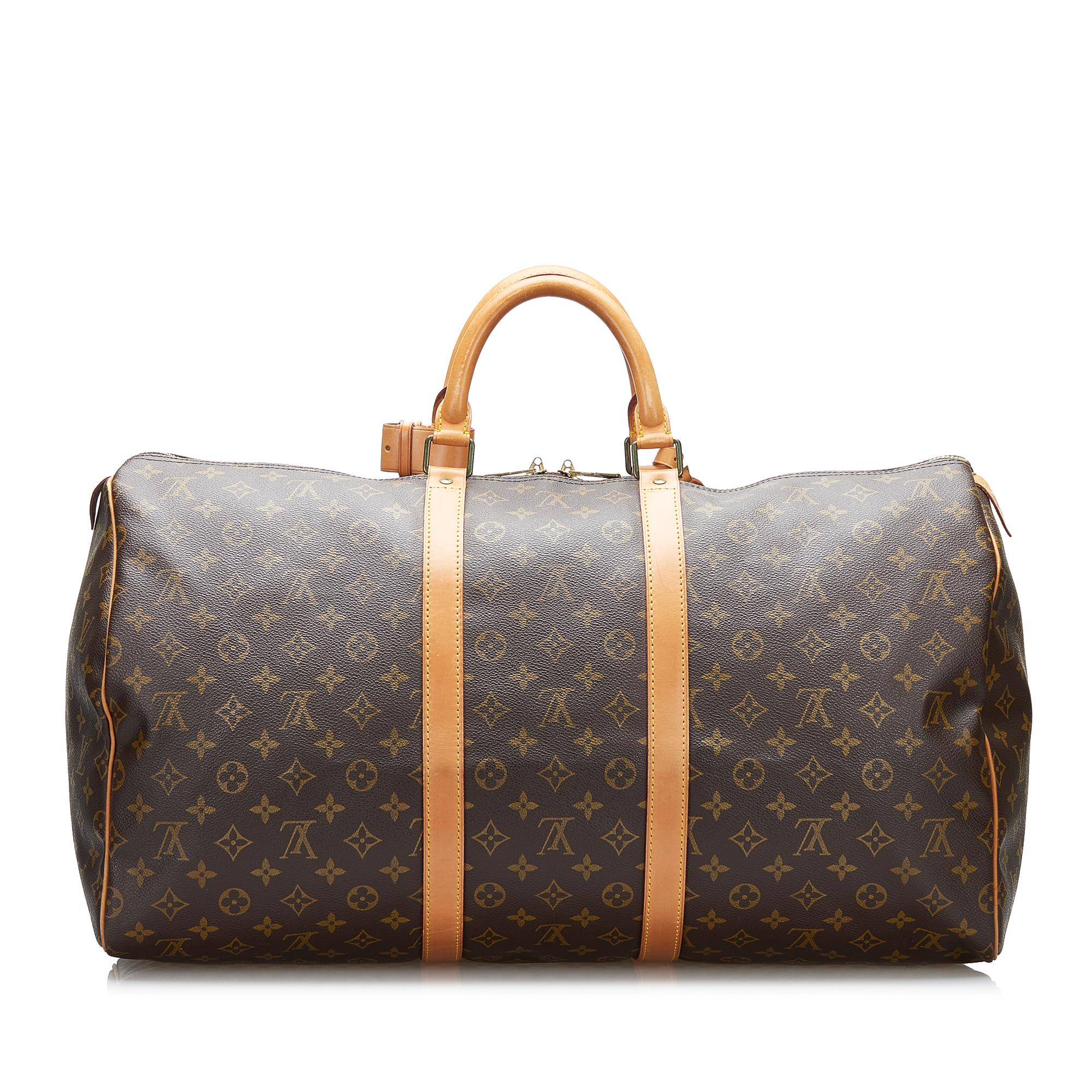 Louis Vuitton Monogram Keepall 55 (SHG-DcjLKU)