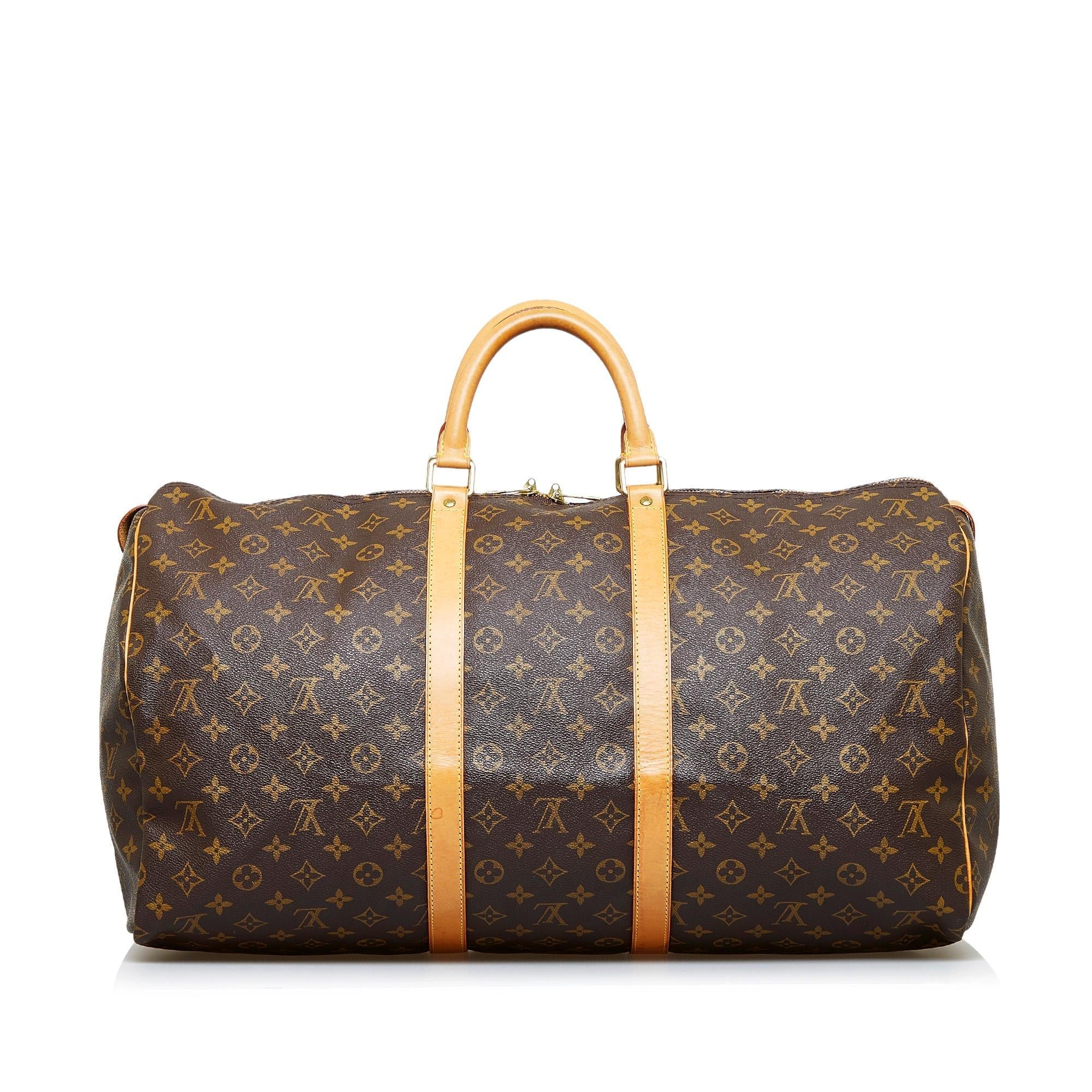 Louis Vuitton Monogram Keepall 55 (SHG-1jq9Mi)