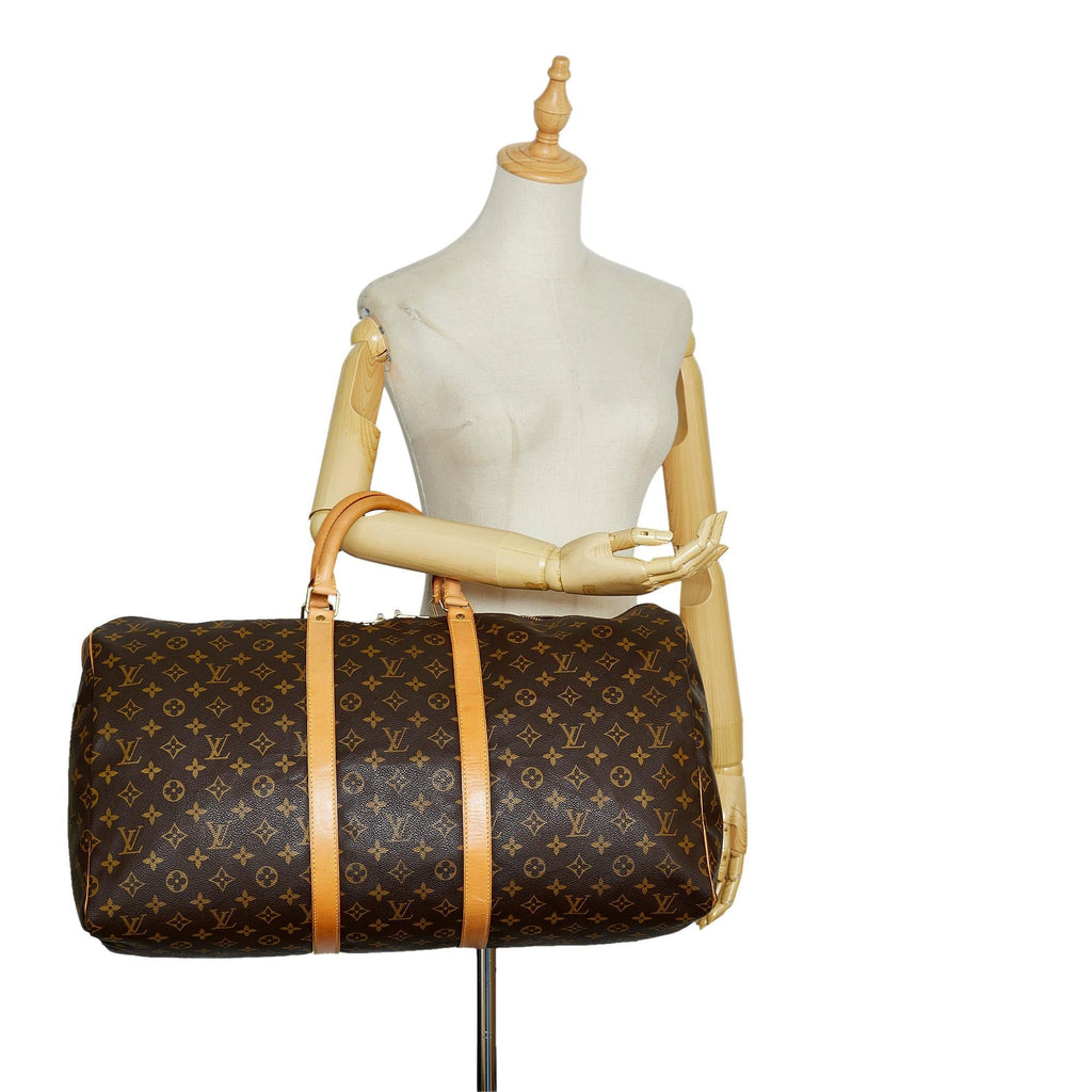 Louis Vuitton Monogram Keepall 55 (SHG-1jq9Mi)