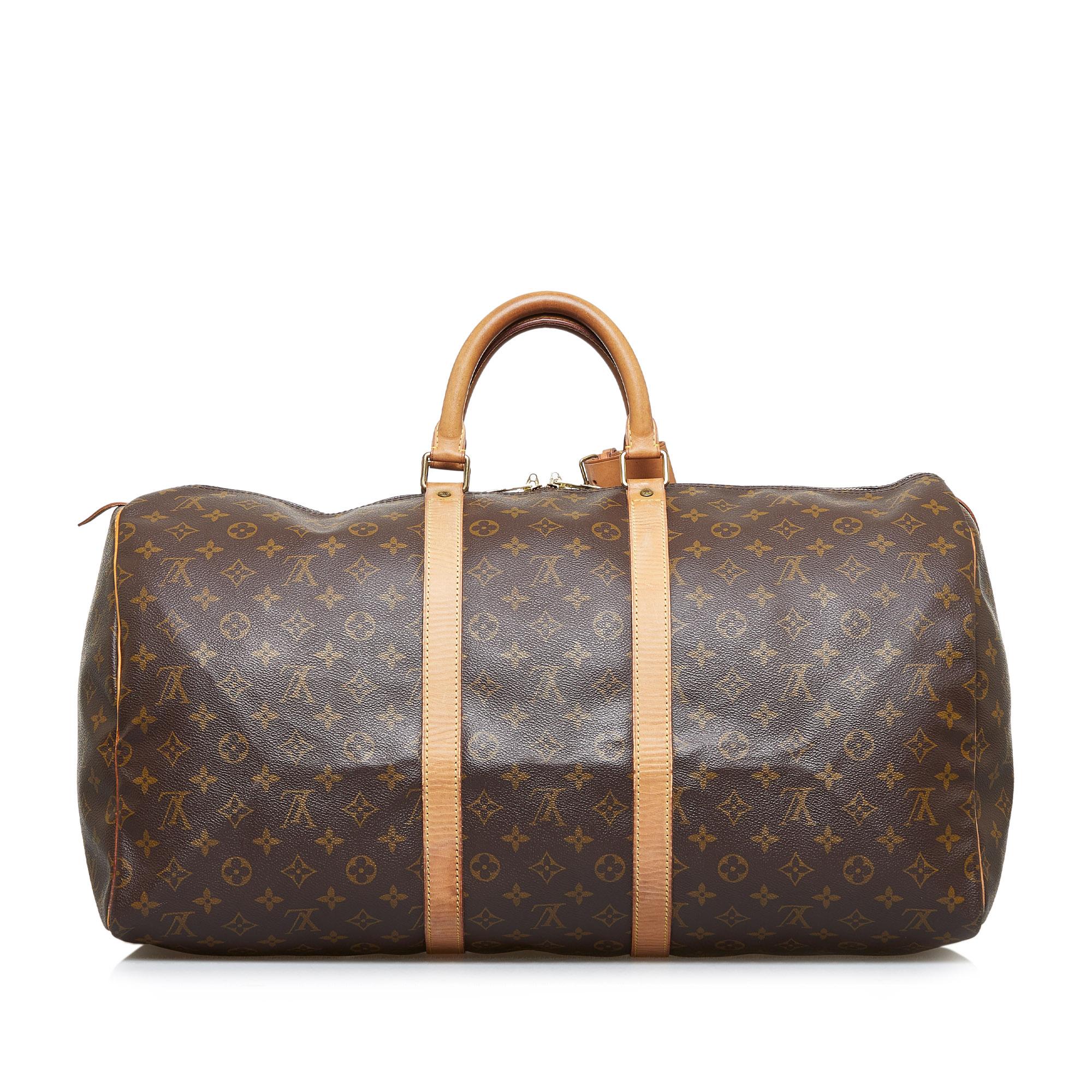 Louis Vuitton Monogram Keepall 55 (SHG-dHesyU)