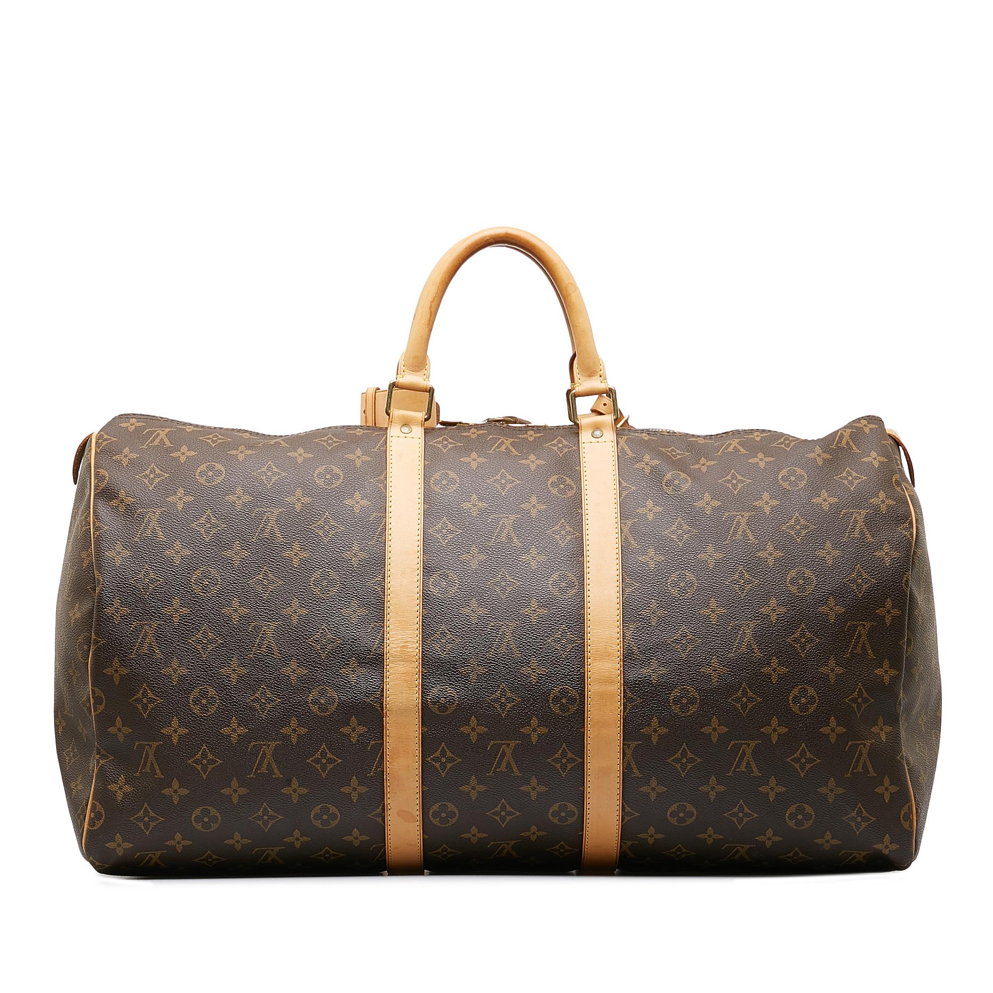 Louis Vuitton Monogram Keepall 55 (SHG-4LCcRg)