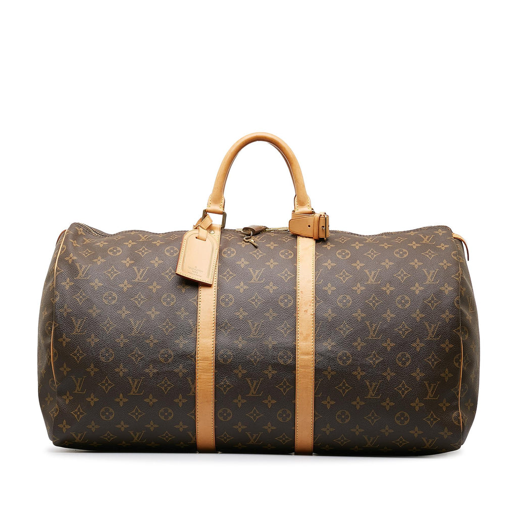 Louis Vuitton Monogram Keepall 55 (SHG-4LCcRg)