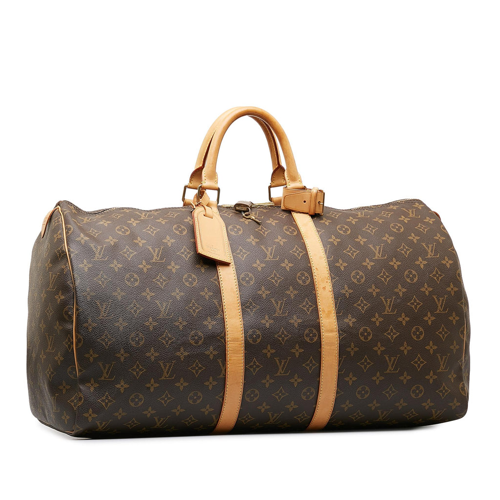 Louis Vuitton Monogram Keepall 55 (SHG-4LCcRg)