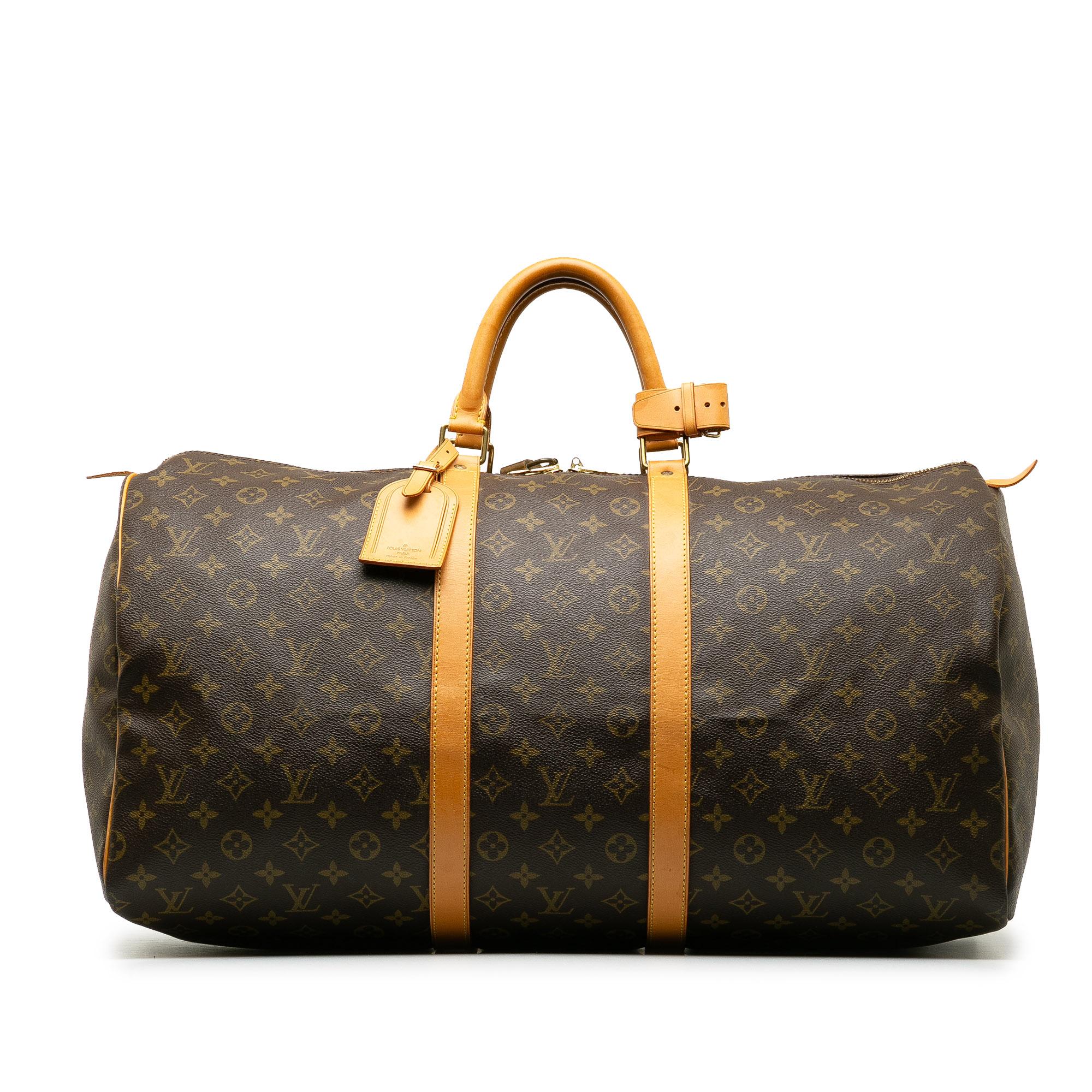 Louis Vuitton Monogram Keepall 55 (SHG-jryJYO)
