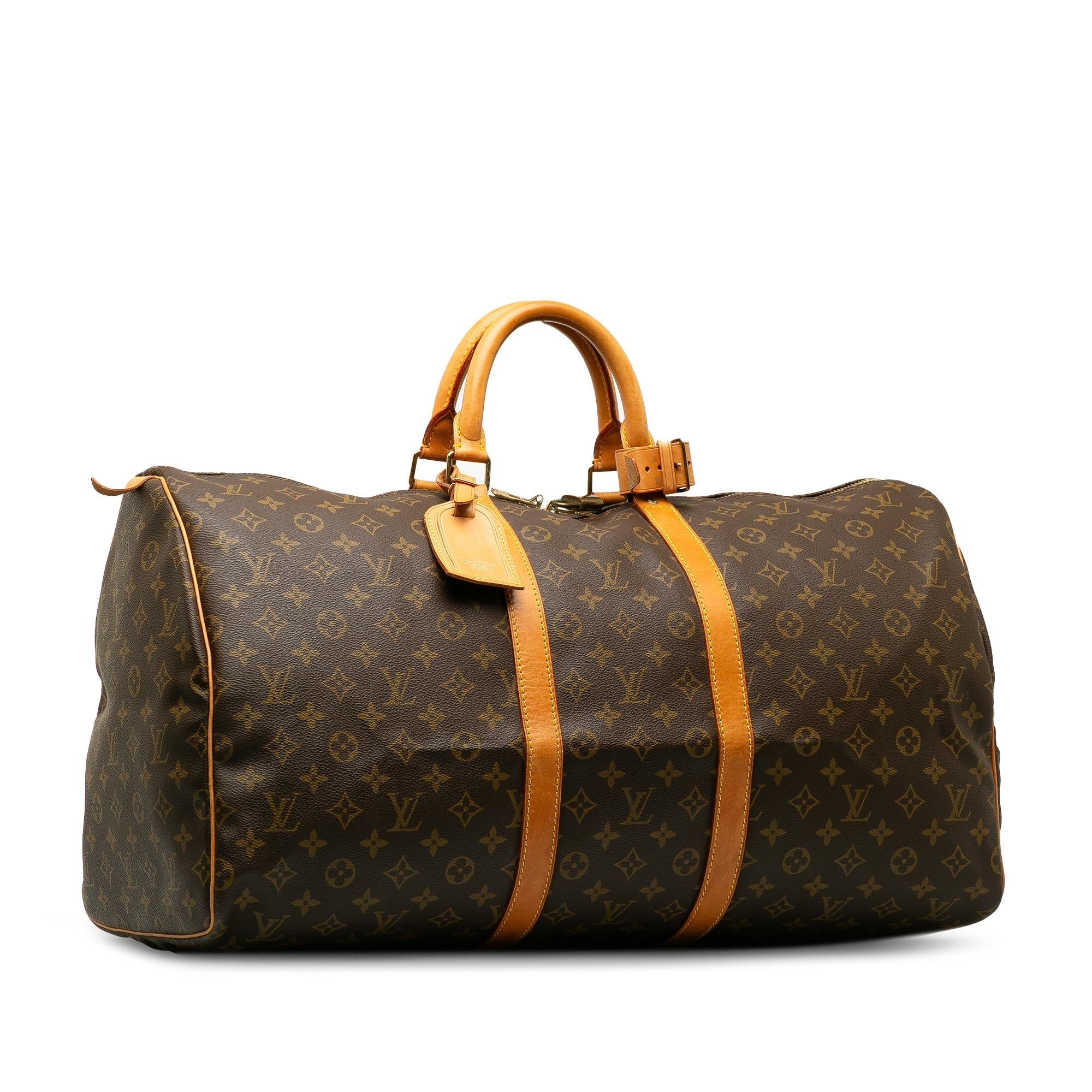 Louis Vuitton Monogram Keepall 55 (SHG-Jj2bjC)