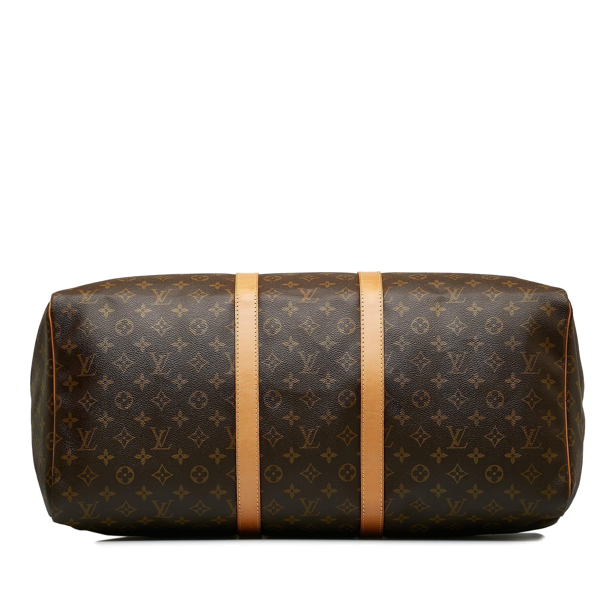 Louis Vuitton Monogram Keepall 55 (SHG-eDyegc)