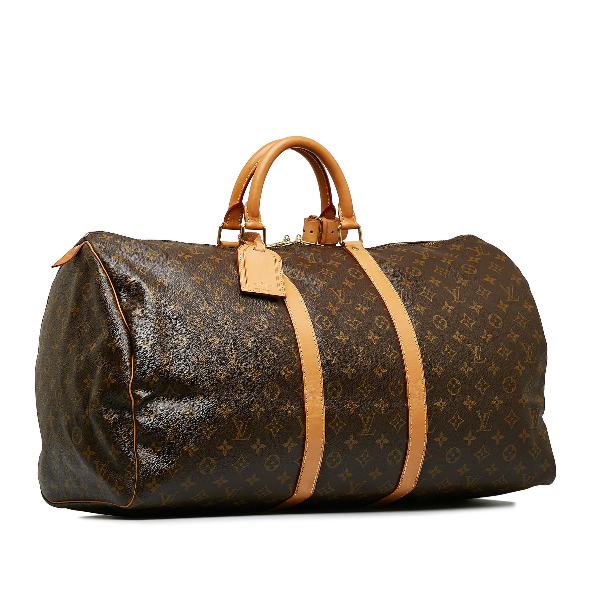 Louis Vuitton Monogram Keepall 55 (SHG-eDyegc)