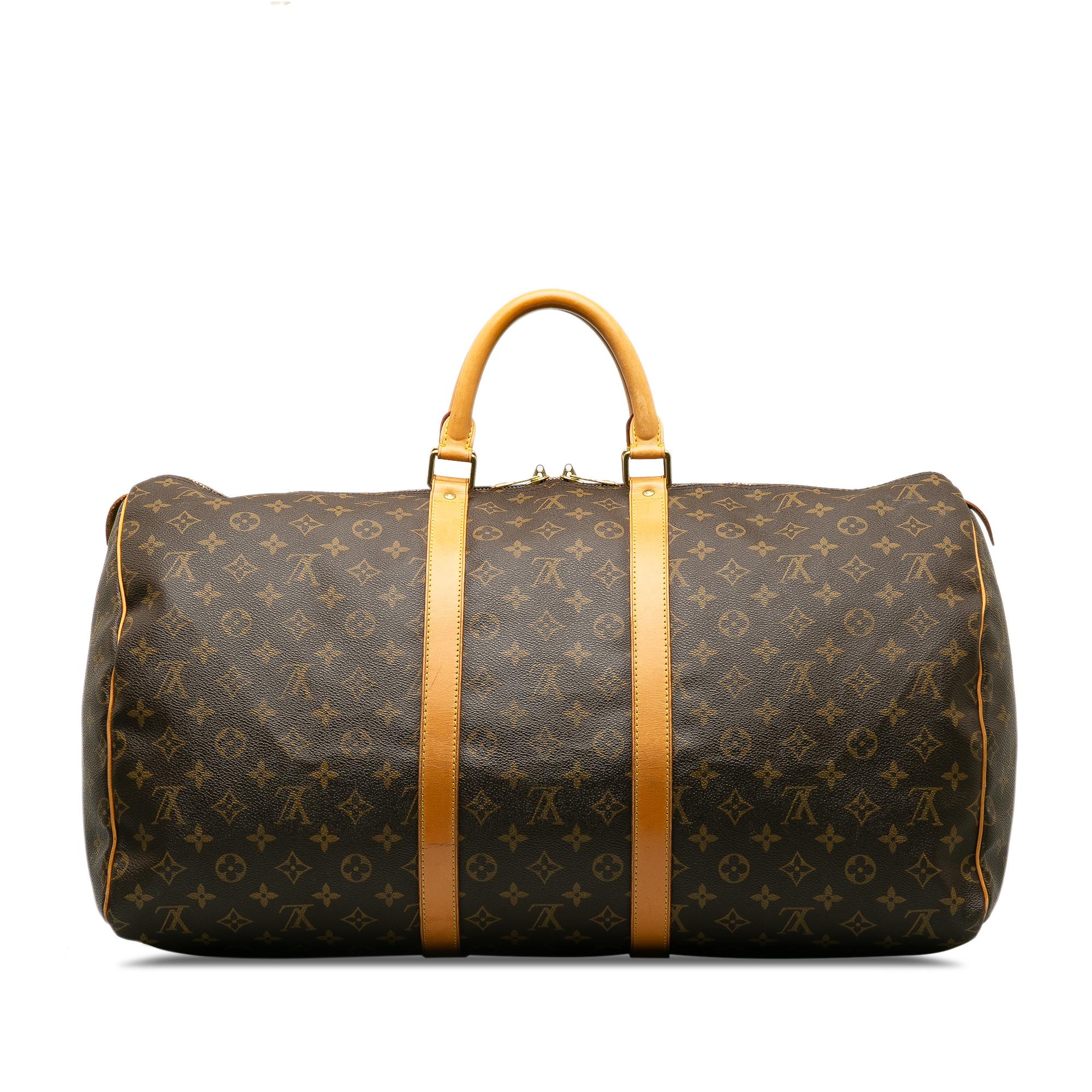 Louis Vuitton Monogram Keepall 55 (SHG-K4pbr4)