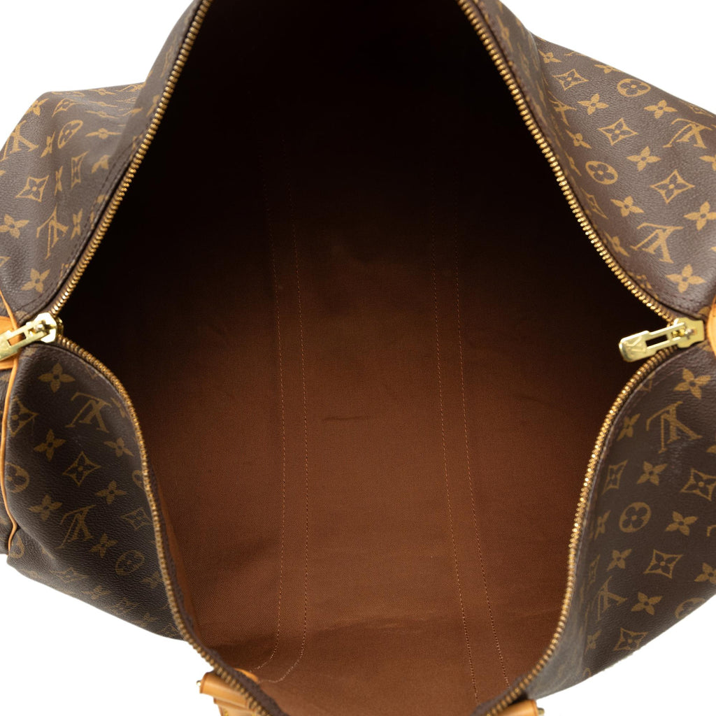 Louis Vuitton Monogram Keepall 55 (SHG-K4pbr4)