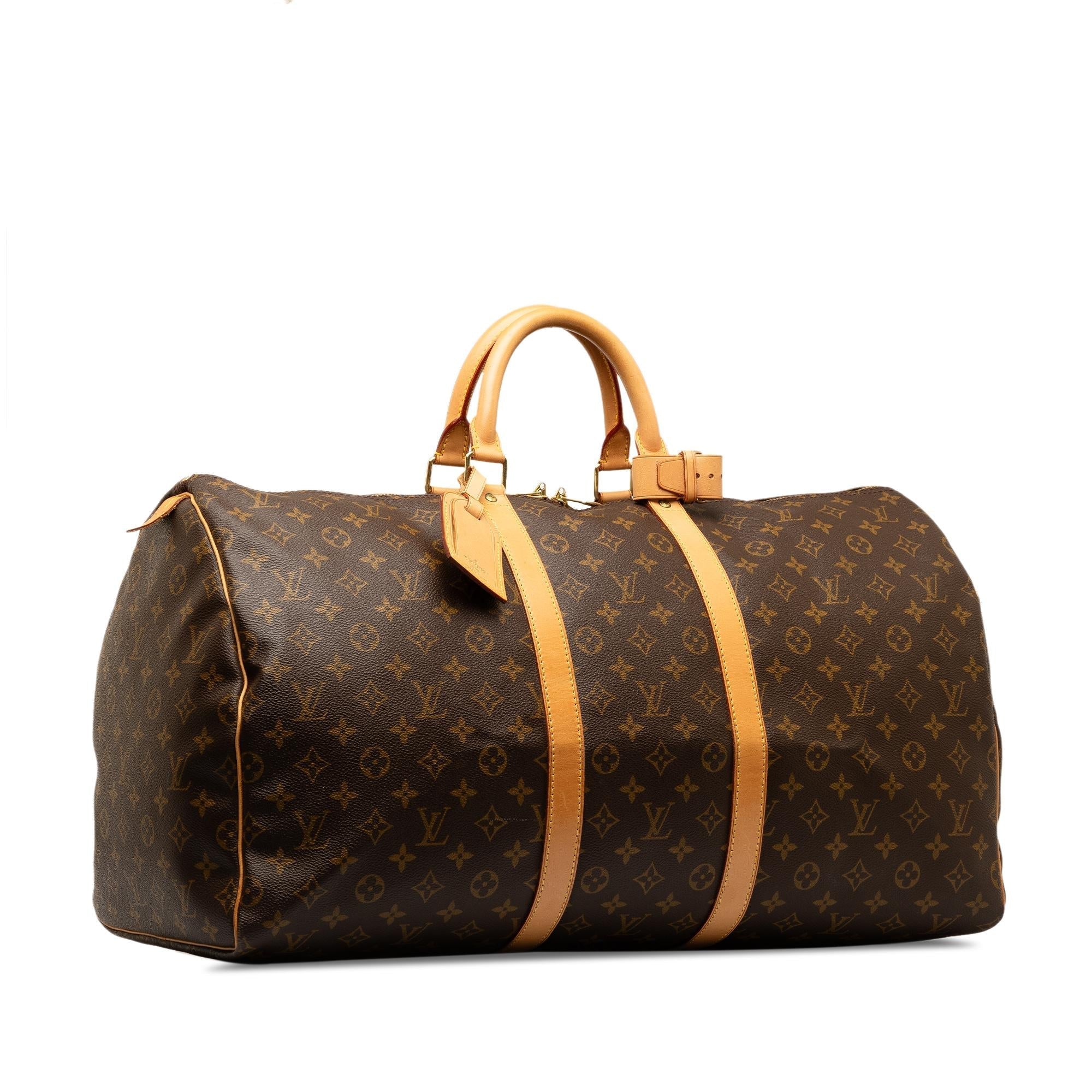 Louis Vuitton Monogram Keepall 55 (SHG-RYIWH1)