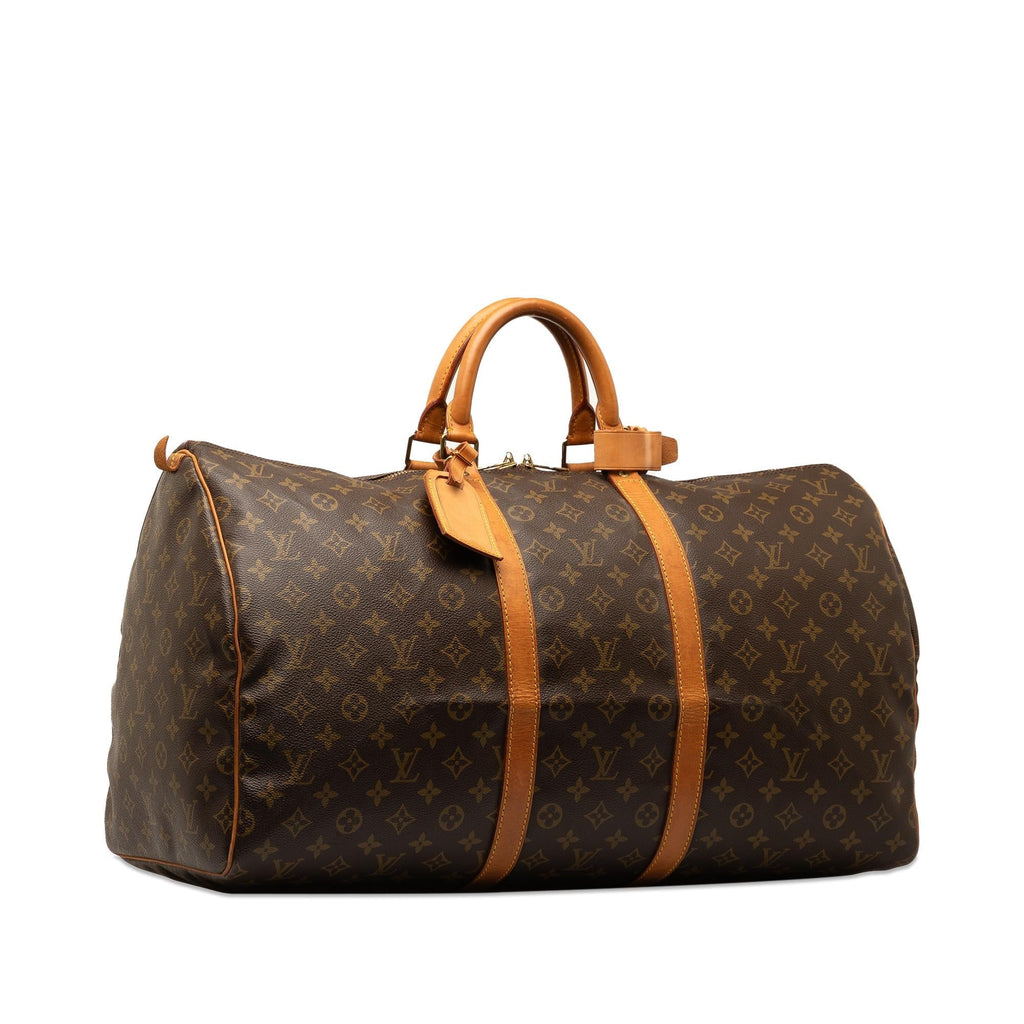 Louis Vuitton Monogram Keepall 55 (SHG-4tNbuF)
