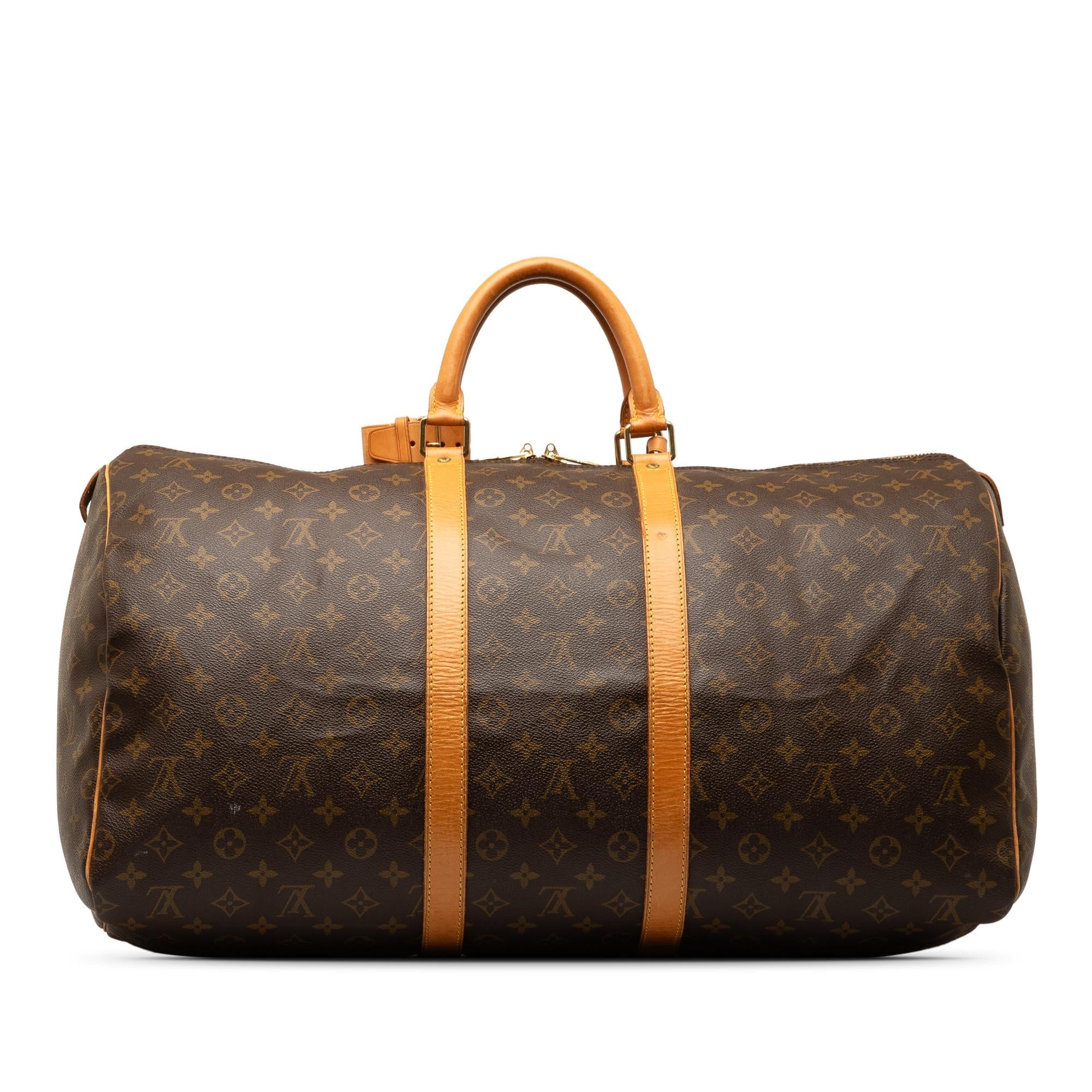 Louis Vuitton Monogram Keepall 55 (SHG-67WO8S)