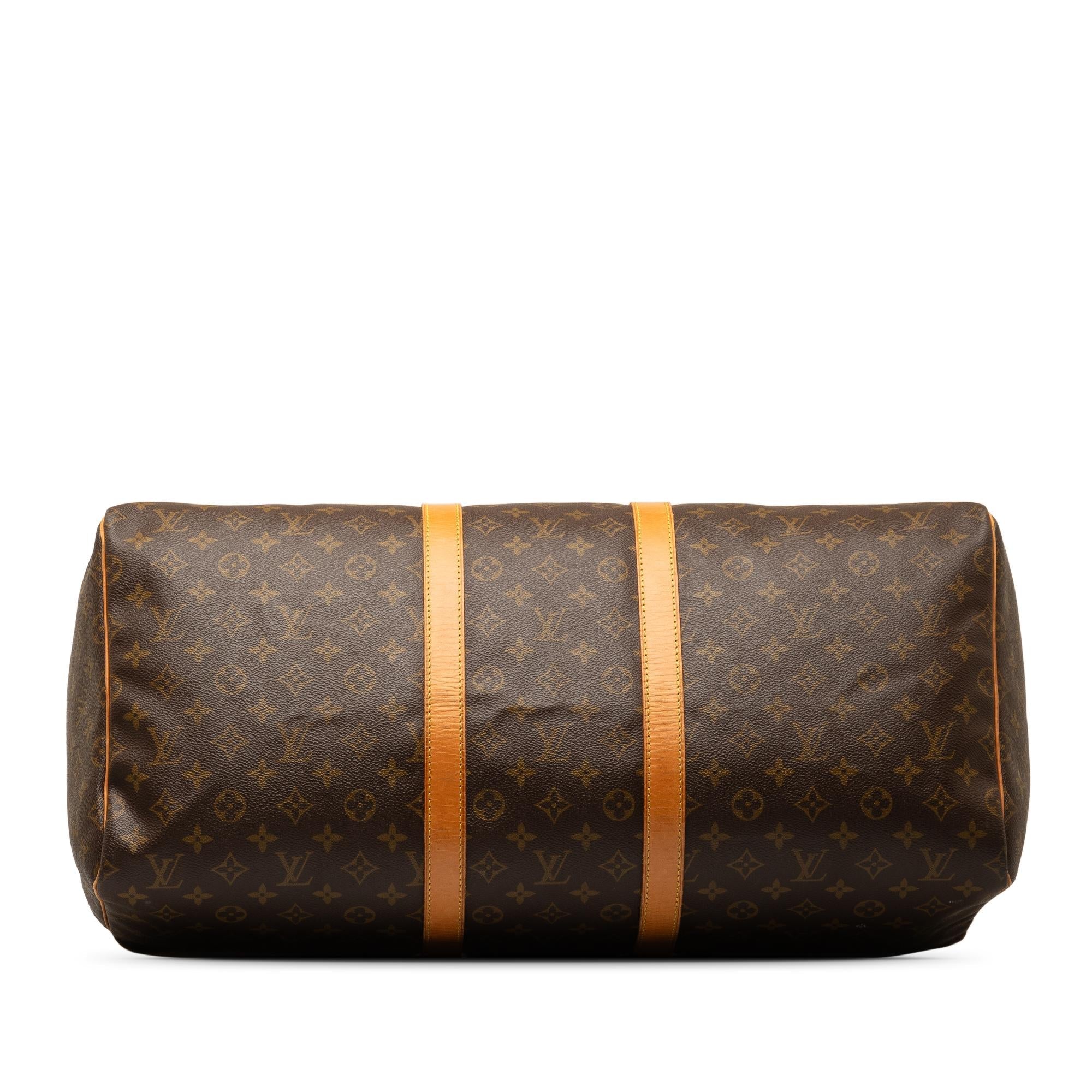 Louis Vuitton Monogram Keepall 55 (SHG-67WO8S)