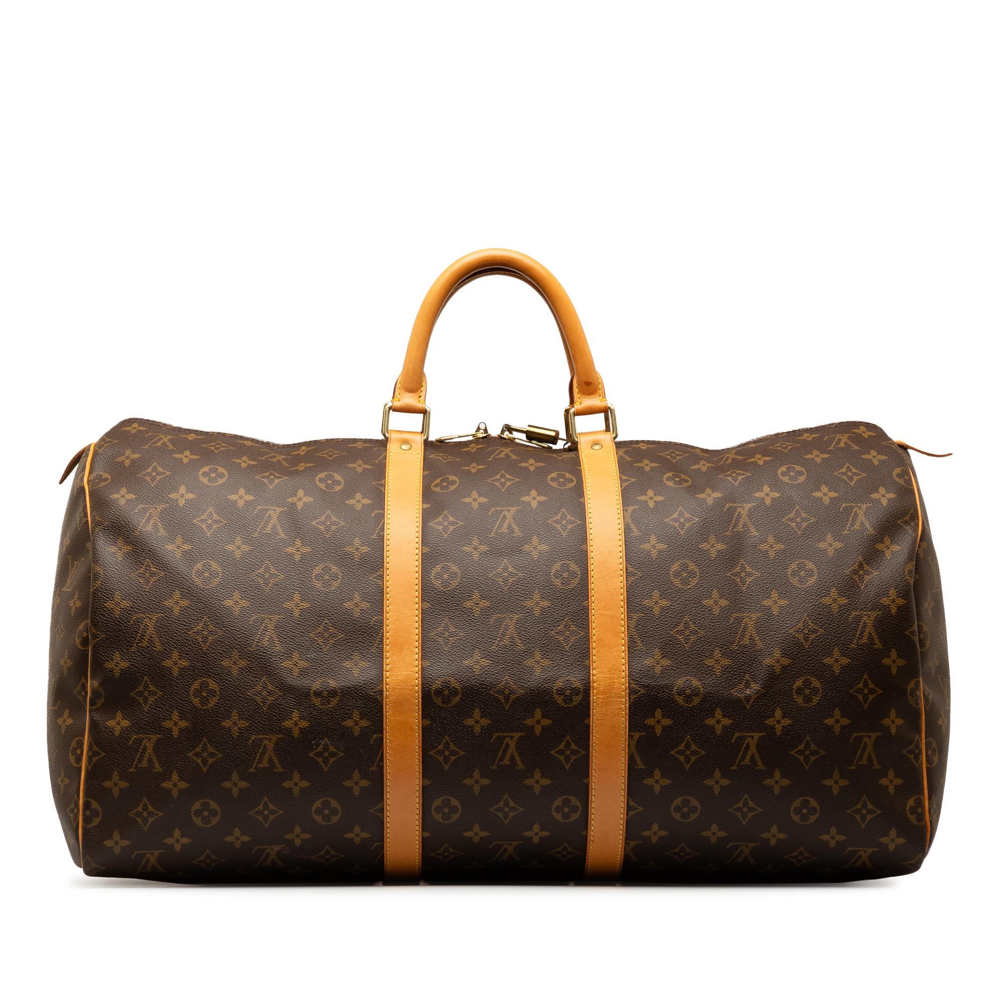 Louis Vuitton Monogram Keepall 55 (SHG-pxDPtX)
