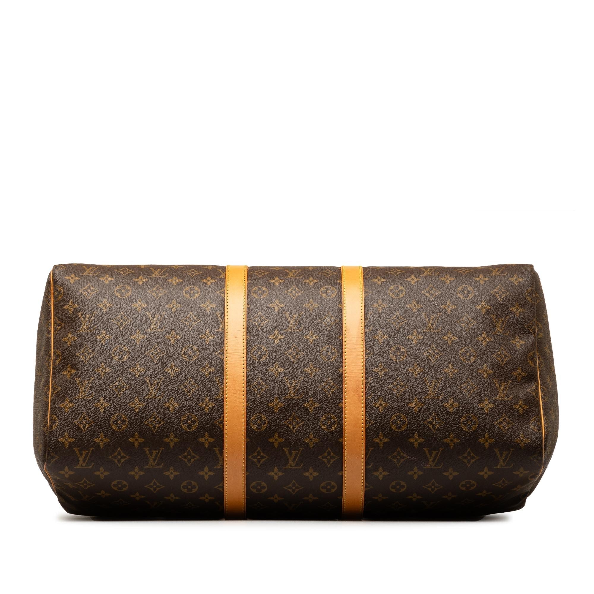 Louis Vuitton Monogram Keepall 55 (SHG-pxDPtX)