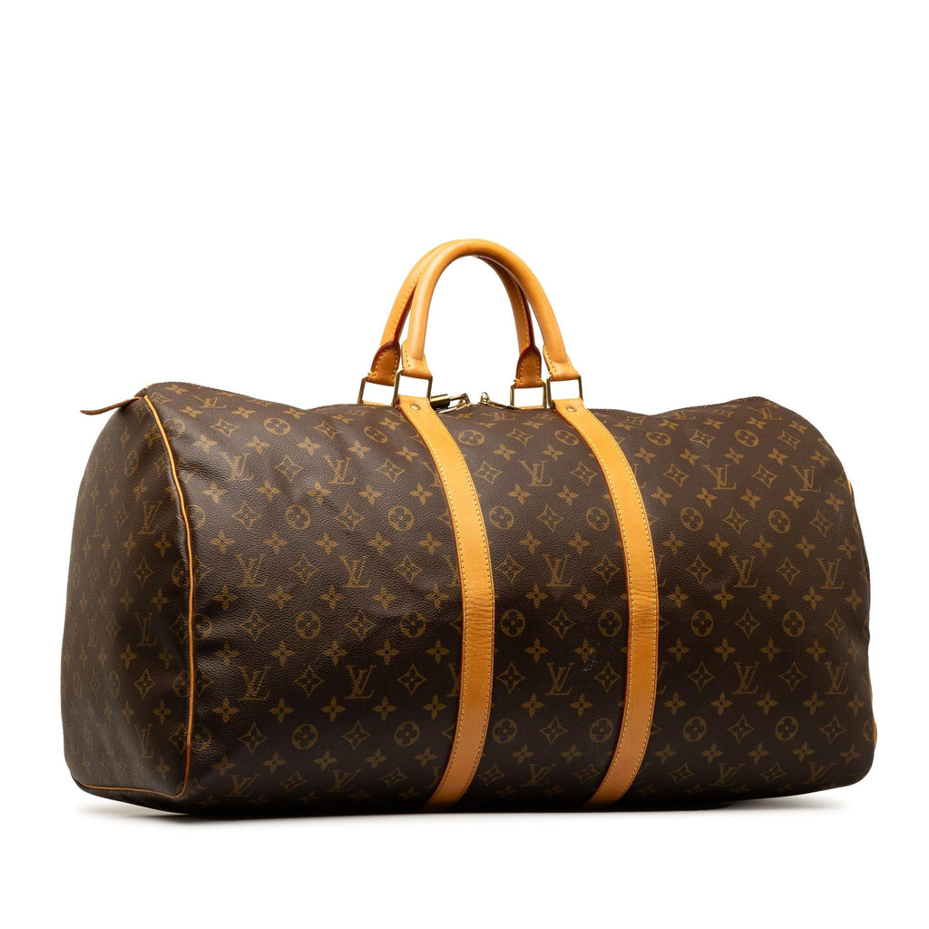 Louis Vuitton Monogram Keepall 55 (SHG-pxDPtX)