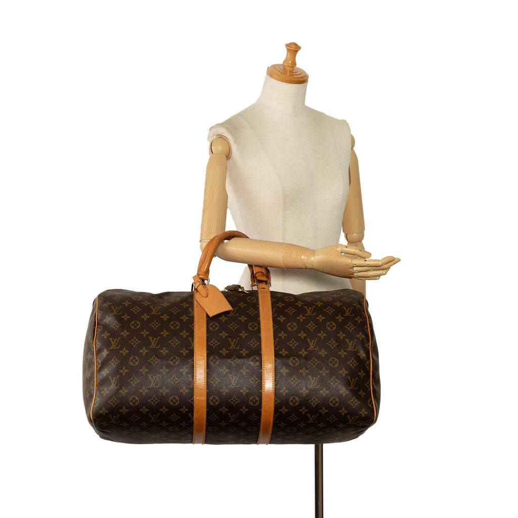 Louis Vuitton Monogram Keepall 55 (SHG-lmU4lK)