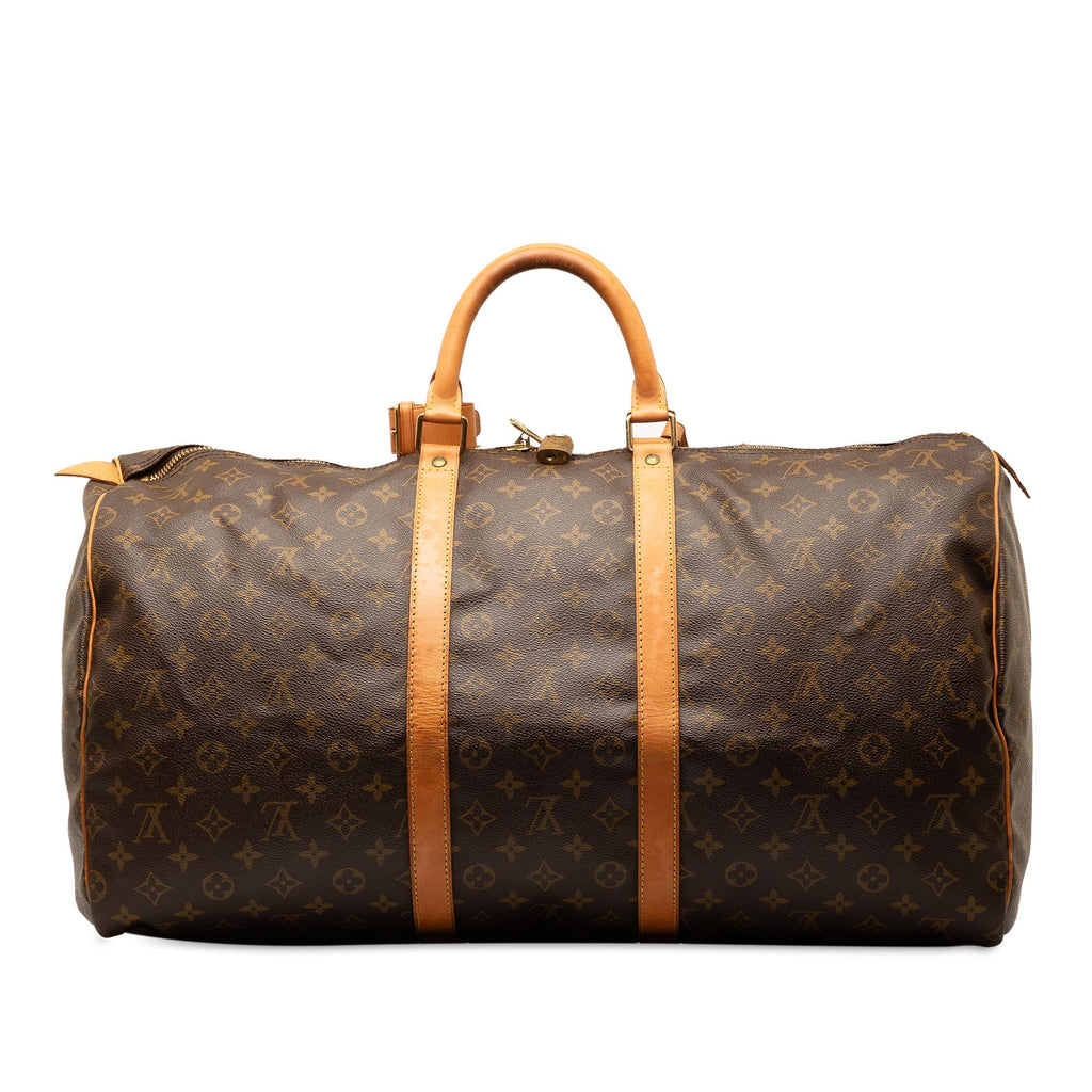 Louis Vuitton Monogram Keepall 55 (SHG-tk49AO)